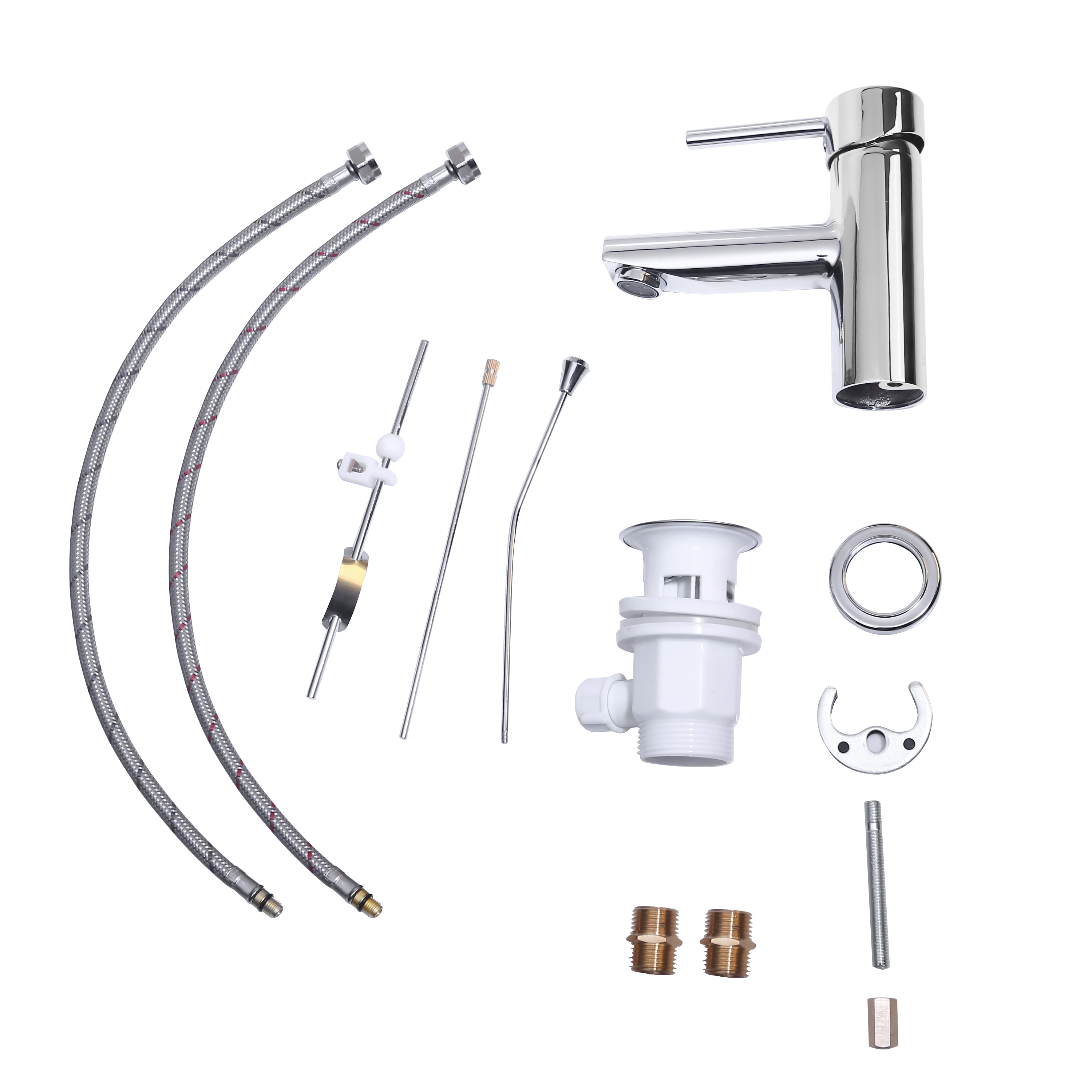 Torneira de lavatório monocomando cromado Sensea Hilo - 12