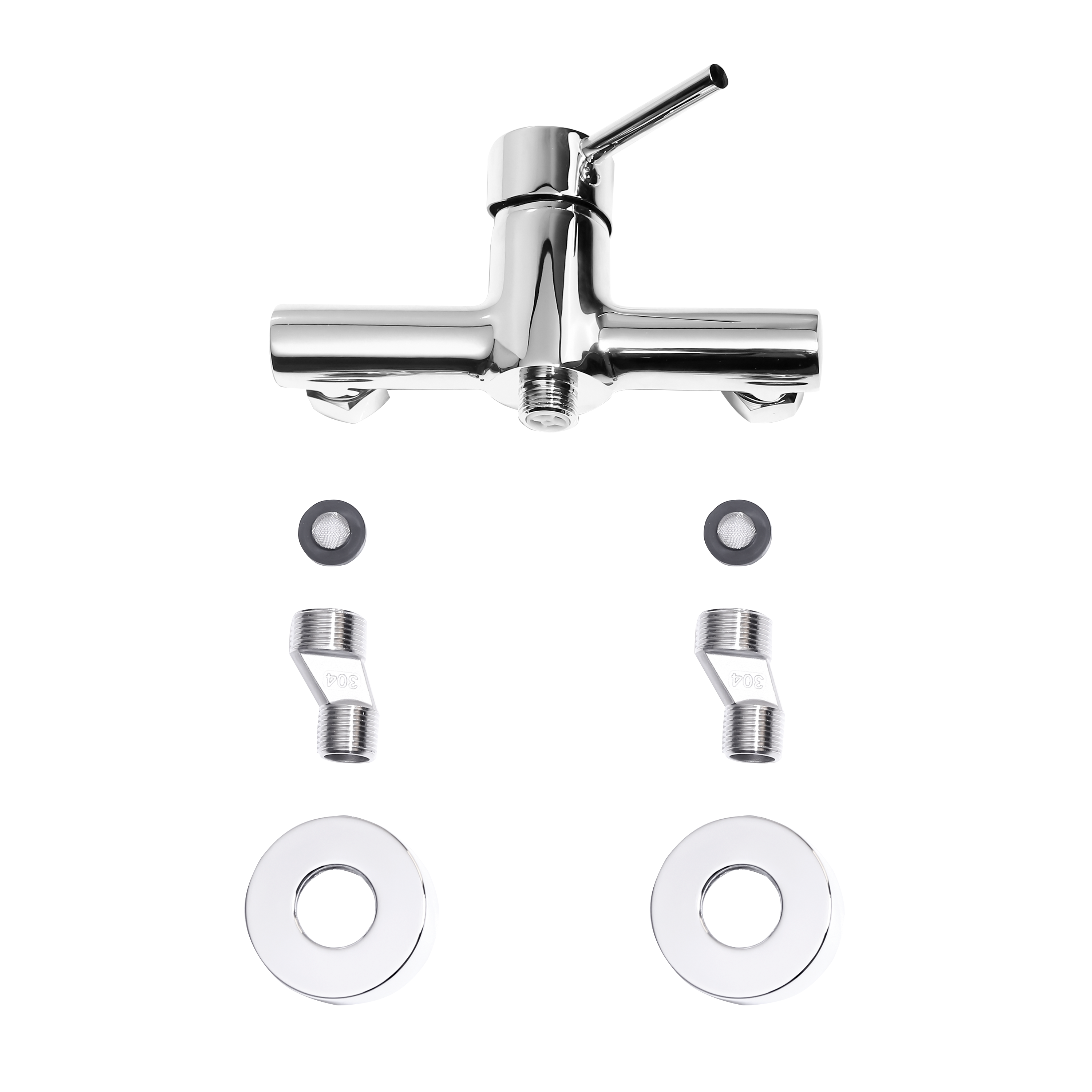 Grifo de ducha monomando SENSEA Hilo cromo brillo Latón - 7