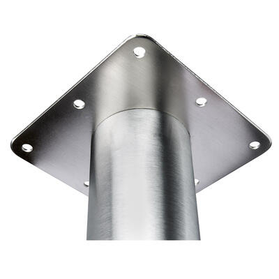 Pied meuble Hettich, brossé, diamètre 6 cm x hauteur réglable de 40 à 60 cm - 5