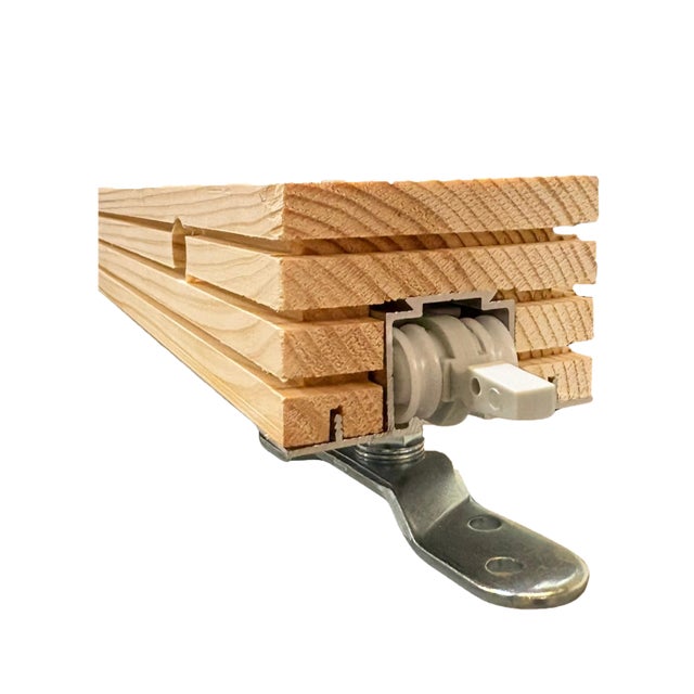 GUIA ALUMINIO PUERTA CORREDERA EMBUTIDA EN LISTON EZ-GUIDE 
