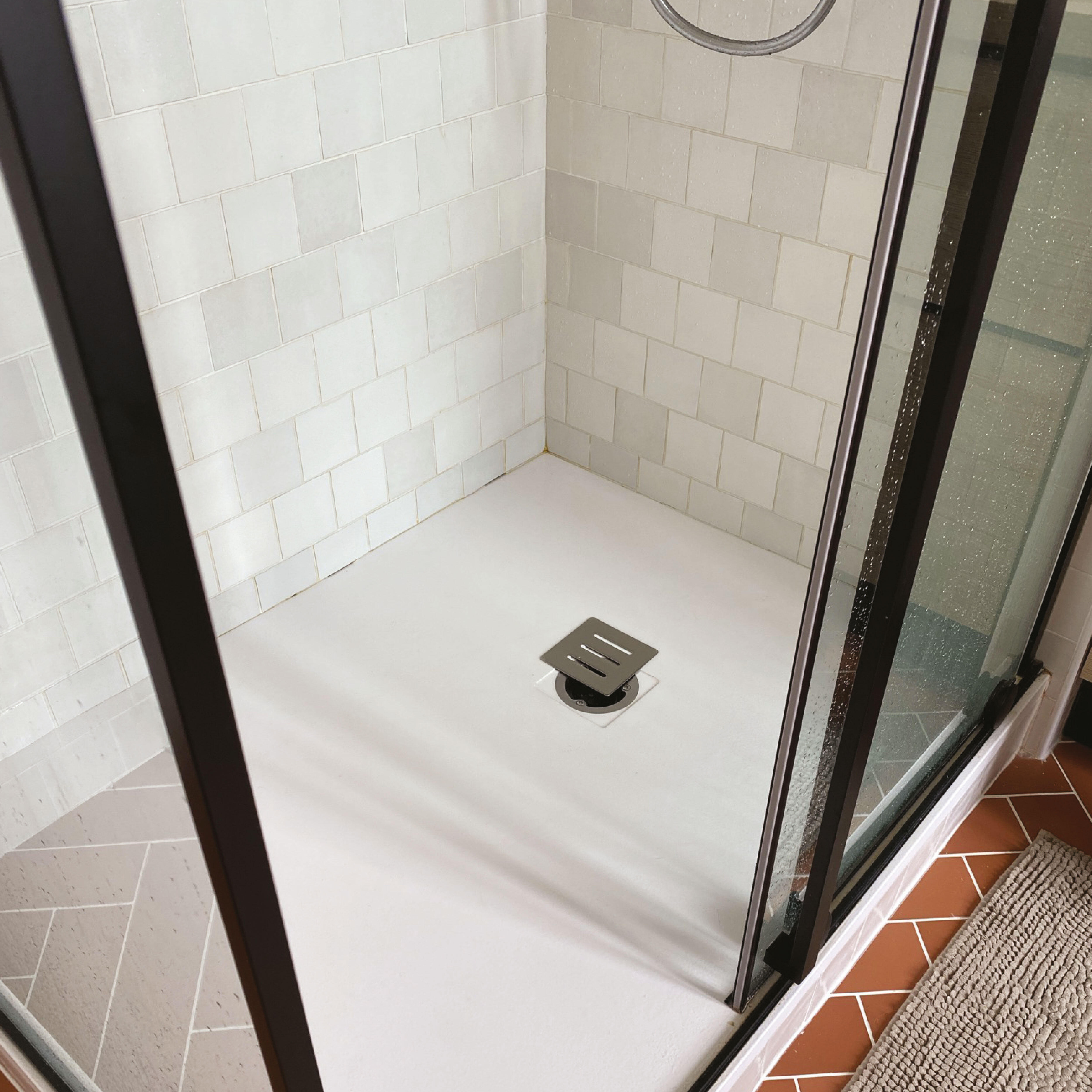 Bonde à bouchon pour bac de douche, noir, Diam..90 mm, VALENTIN - 8