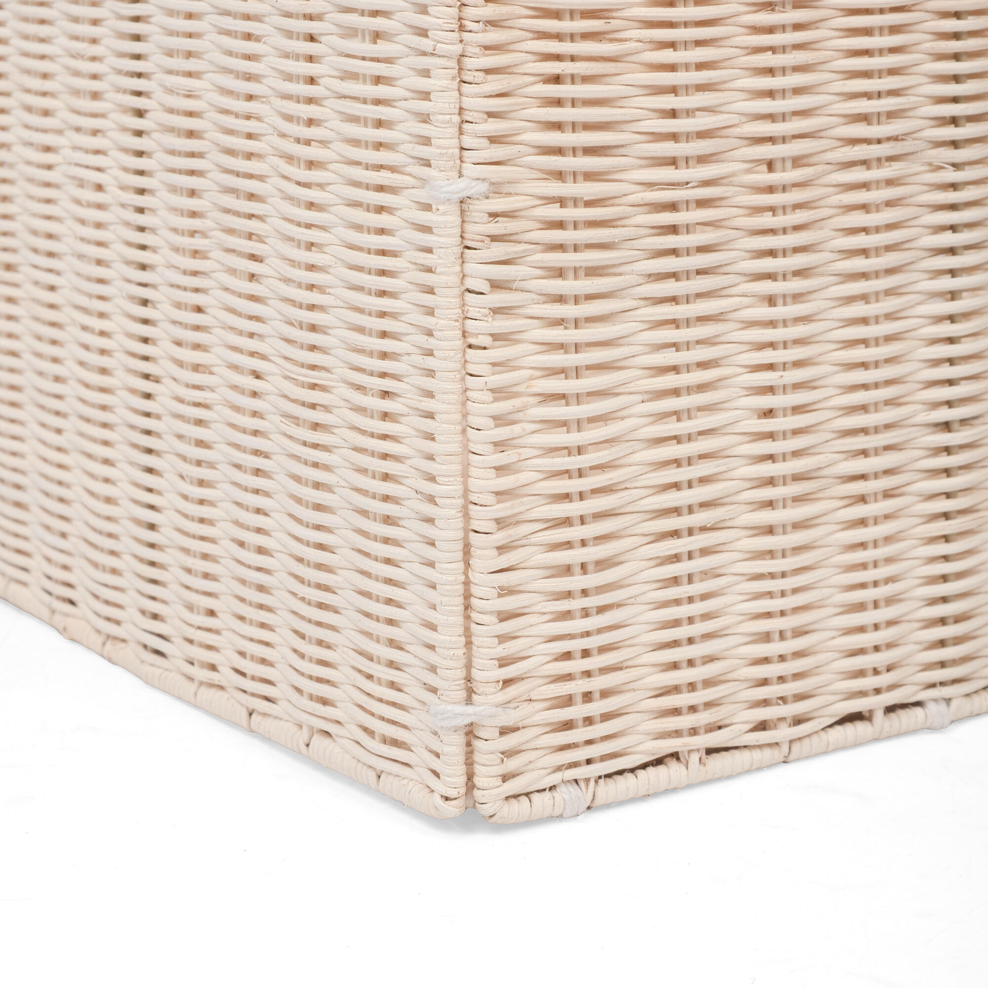 Cesto L Kub spaceo 31X31X31CM rattan claro - 4