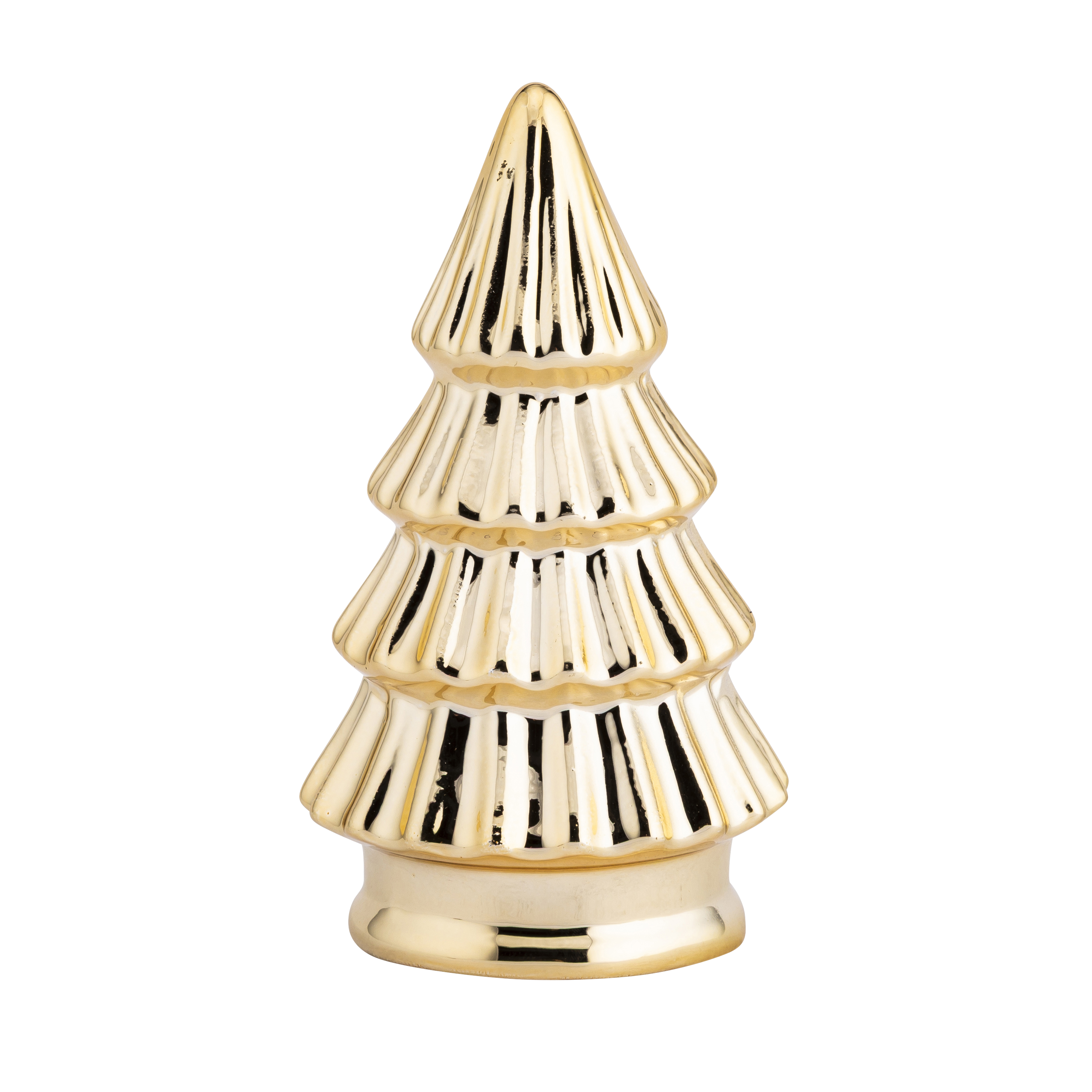 Drzewko ceramiczne 12cm złote