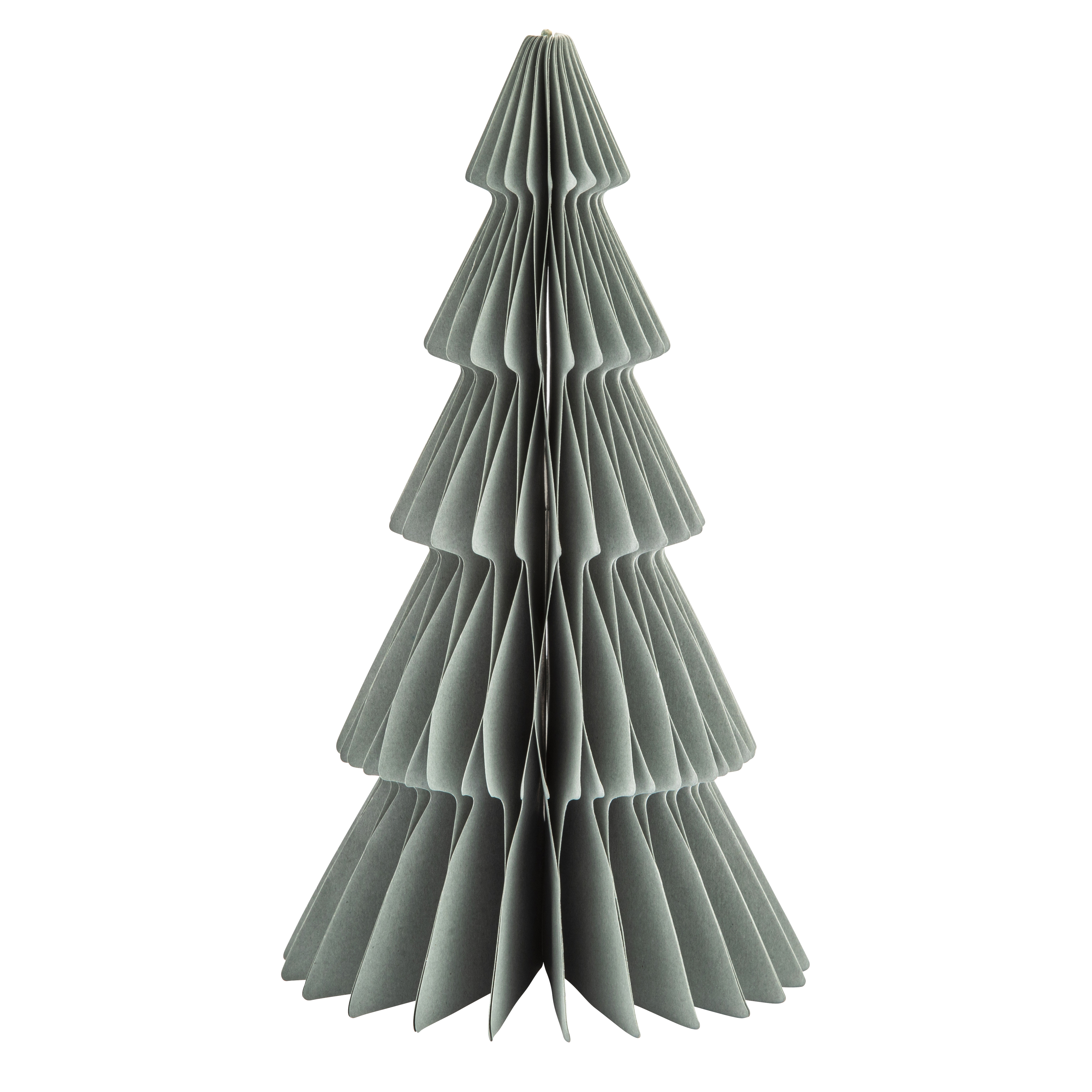 Choinka papierowa zielona 3D wys. 20 cm