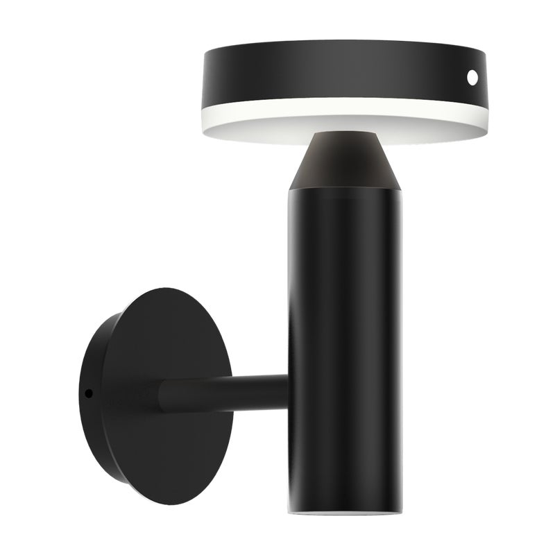 Kinkiet solarny LED Gwinea 400 lm czarny Goldlux