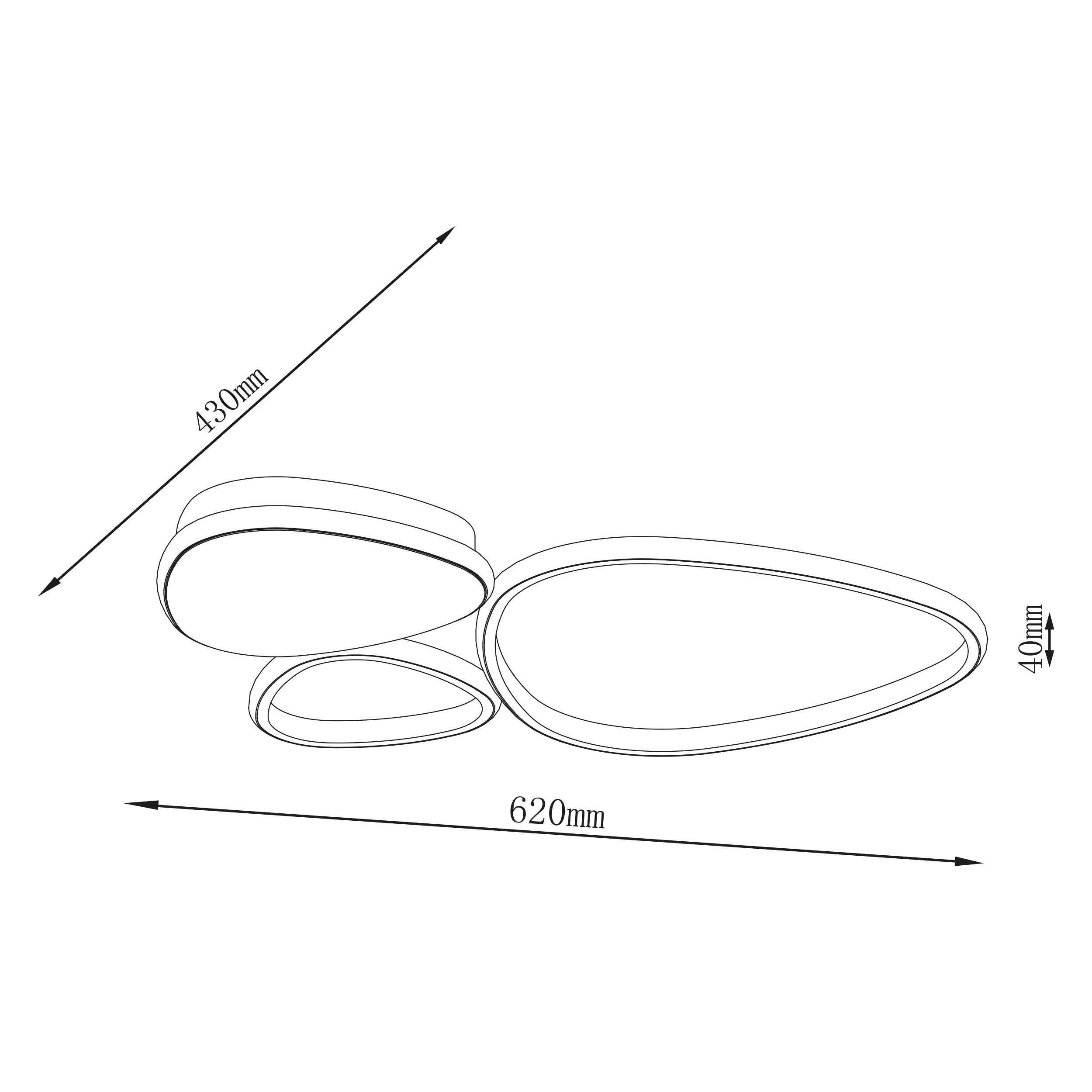 Lampa wisząca sufitowa Petra LED 30W 4000K GOLDLUX - 4