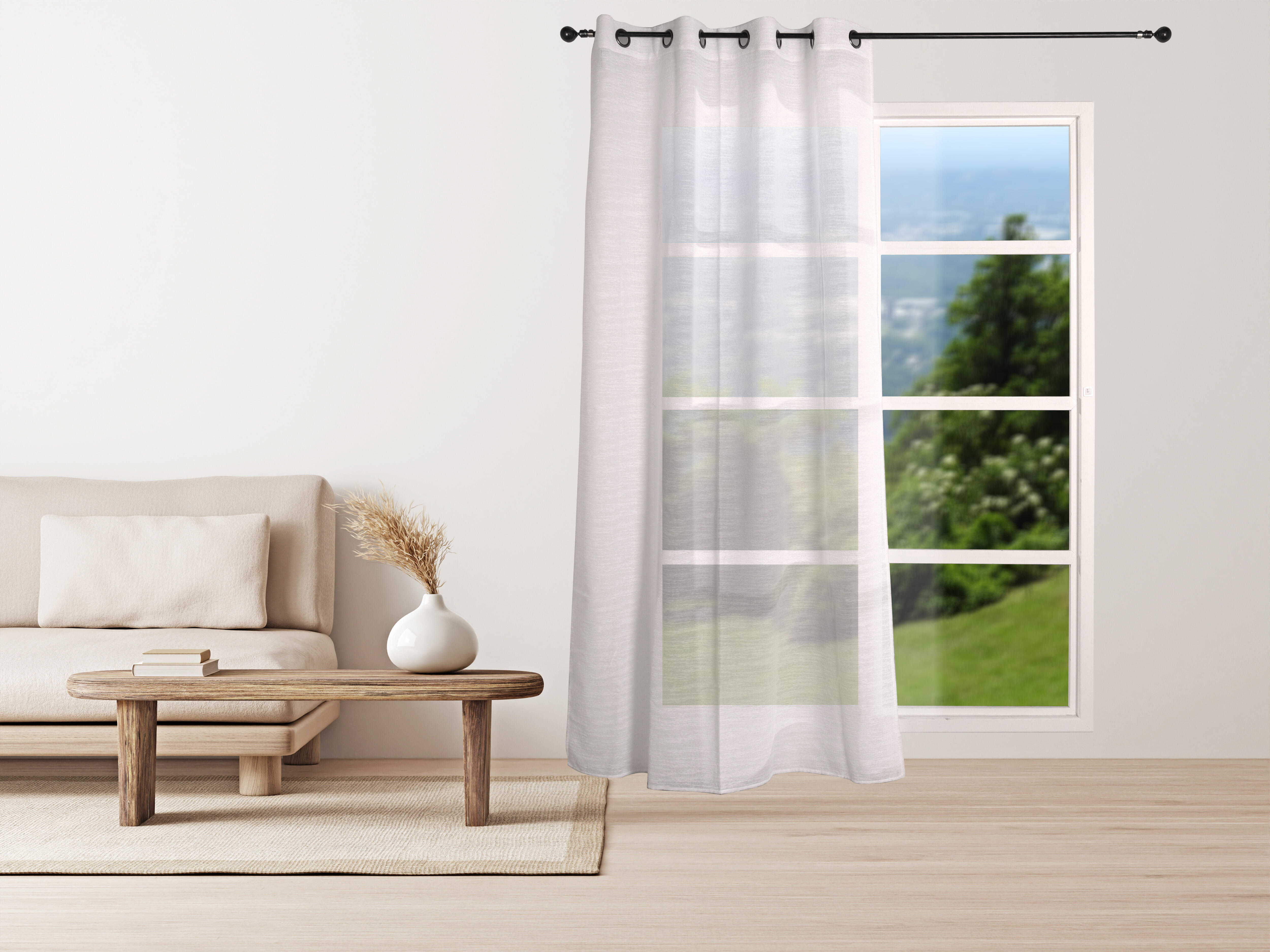 Tenda Neve bianco, fettuccia 140x280 cm VENGO - 2