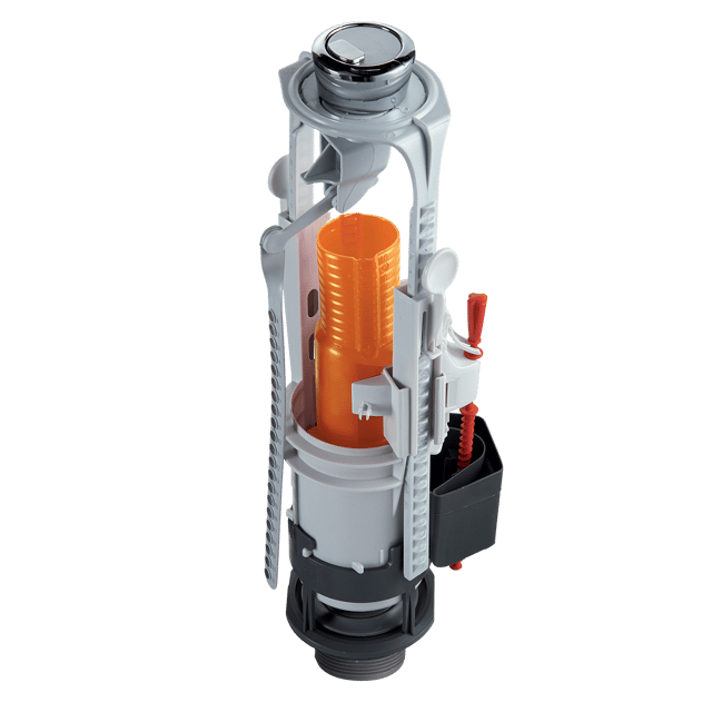 Mécanisme chasse d'eau étrier, double poussoir, EQUATION