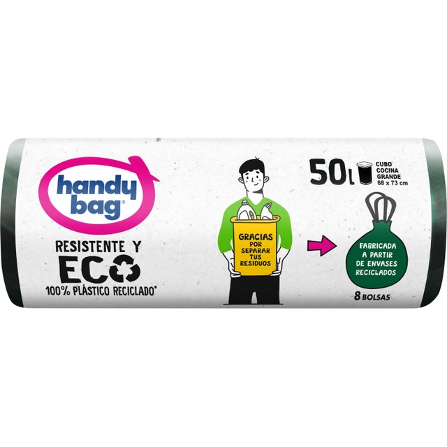 Bolsa de basura de 15x5.7 cm capacidad 50 litros
