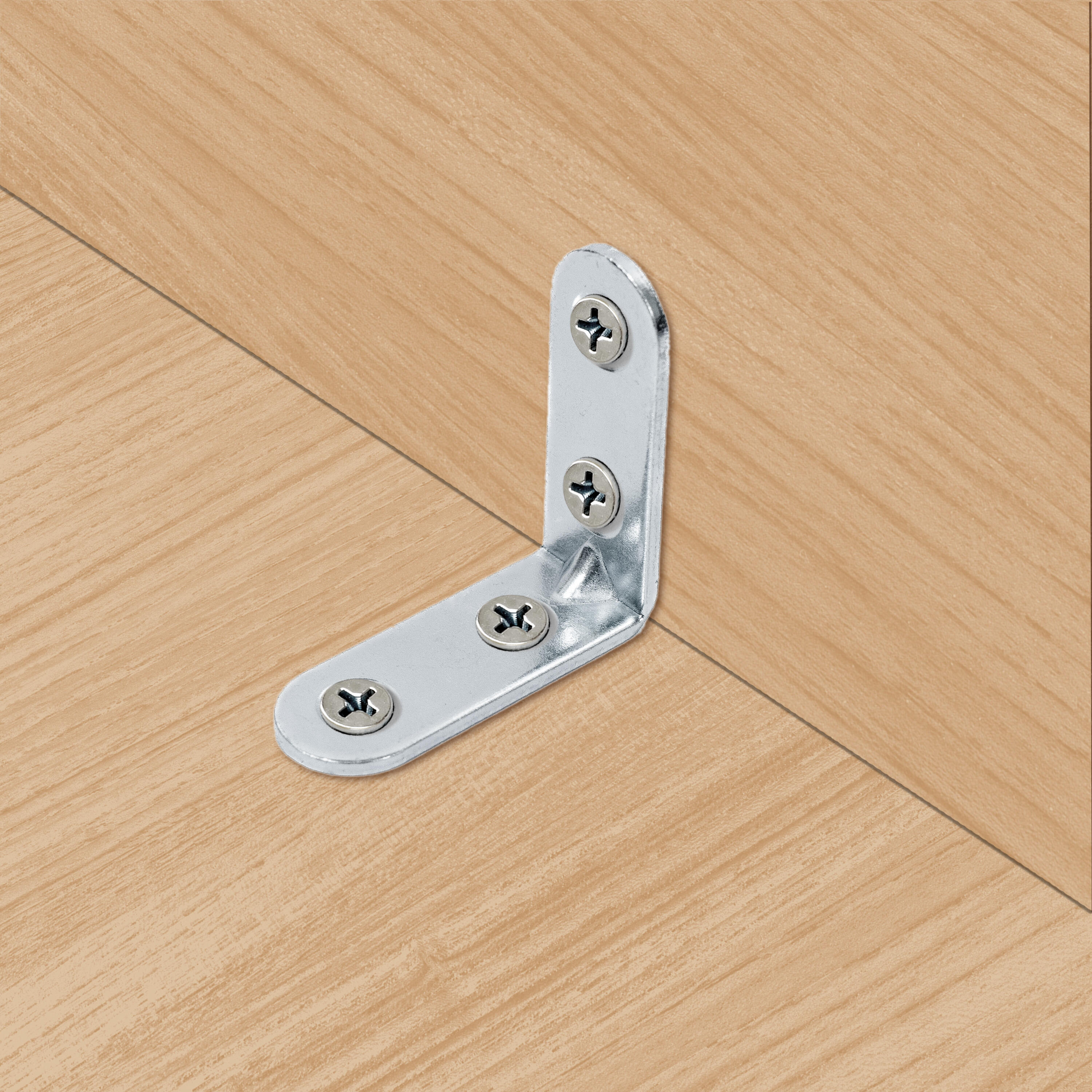 12 Esquadros reforçados 40x40x15x2MM zincado - 2