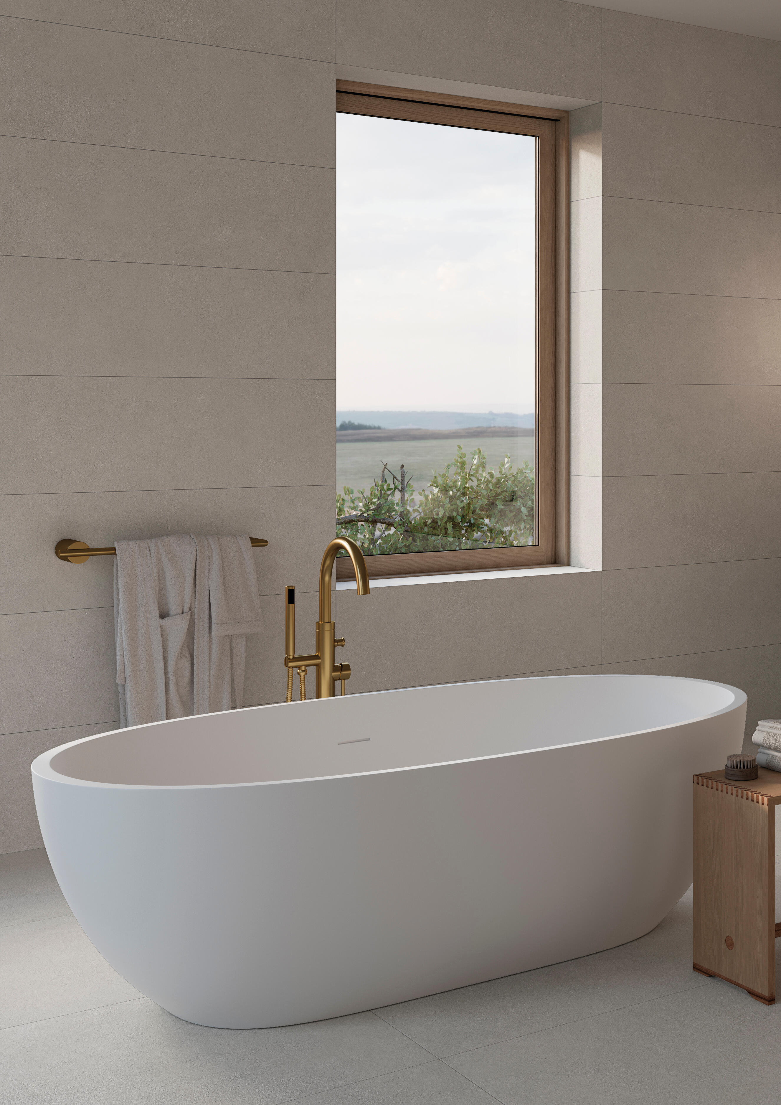 AZULEJO PASTA BLANCA 30X90CM LOFT CREMA - 2