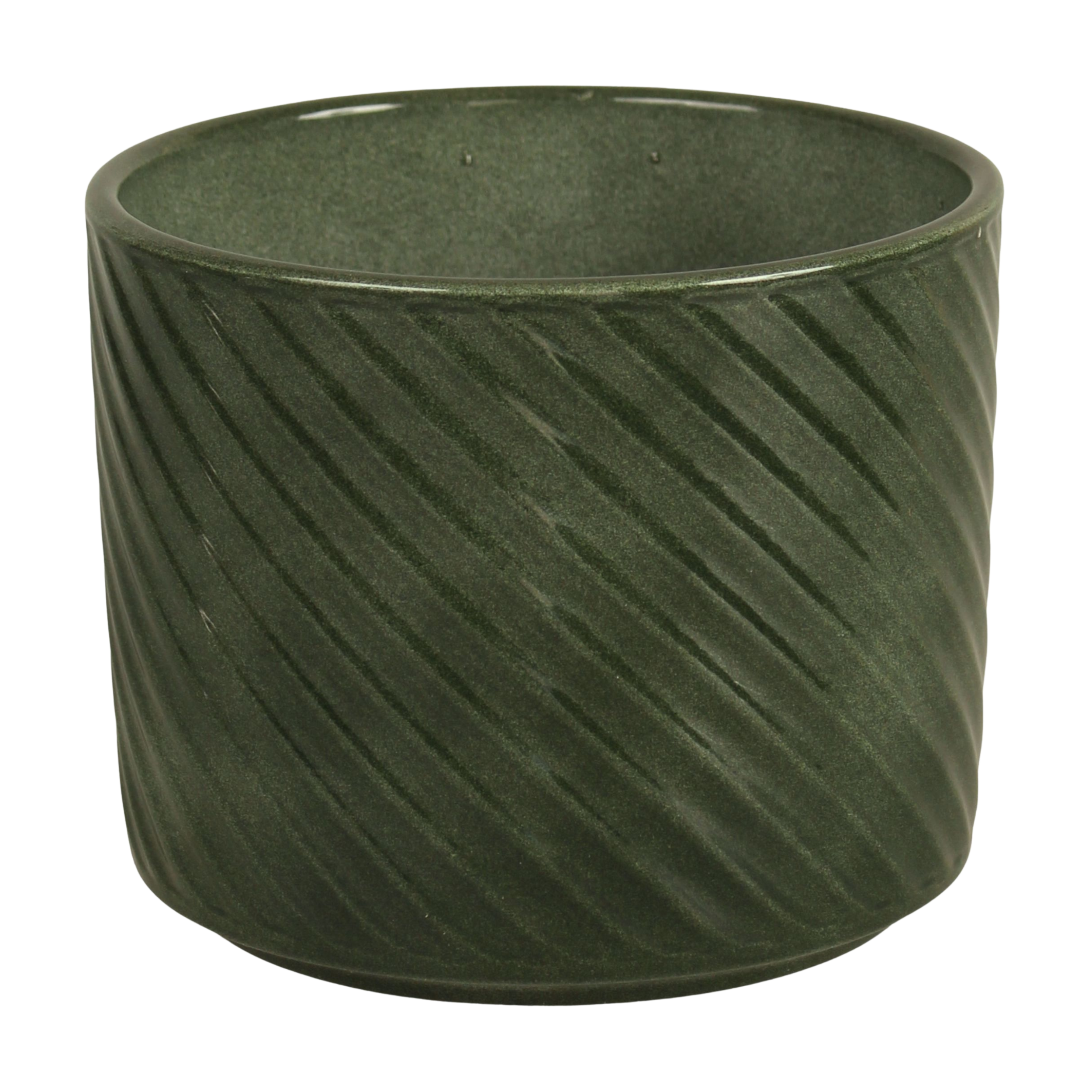 Osłonka doniczki Spirelli ceramiczna 12cm zielony lazur Cermax