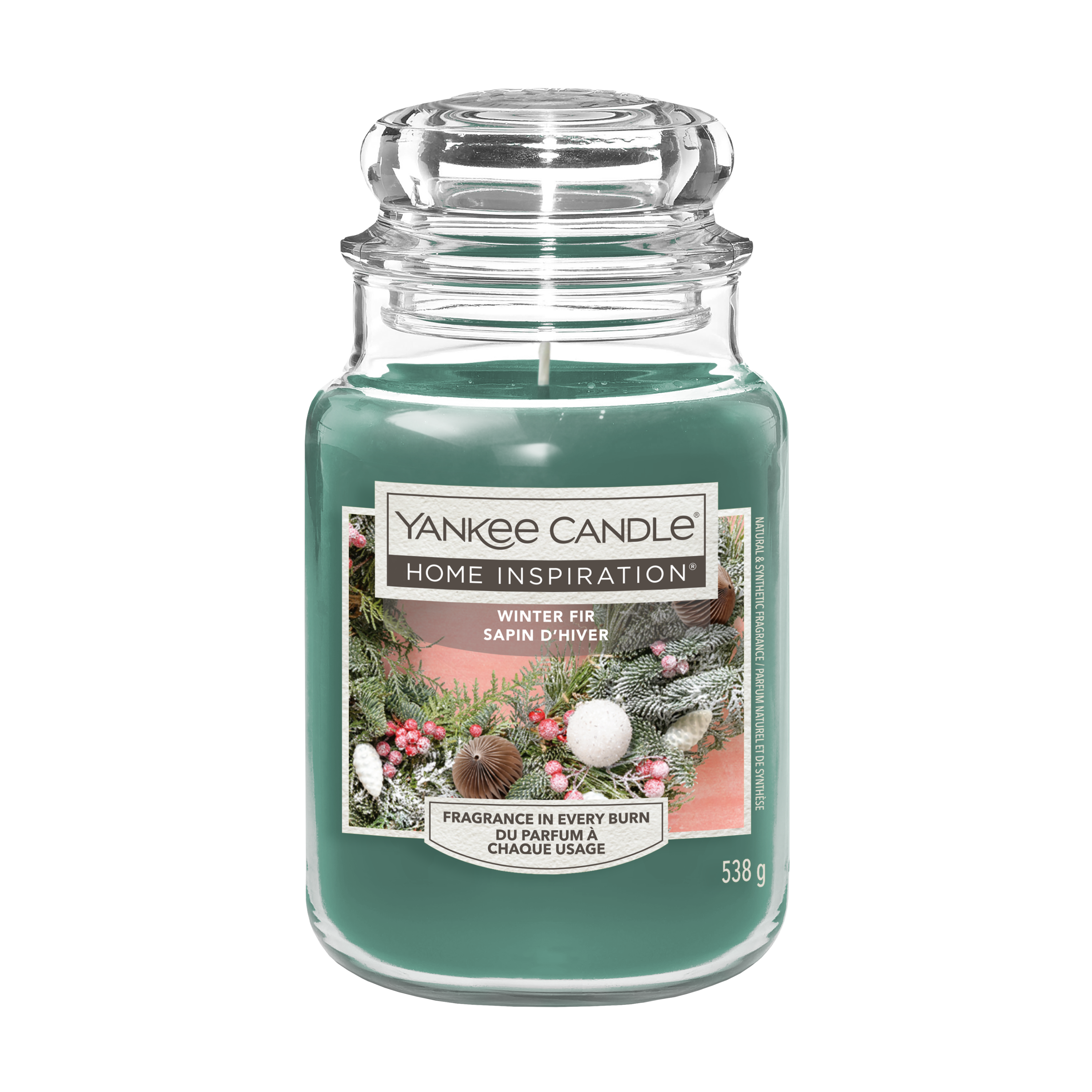Świeca zapachowa w szkle Winter Fir Yankee Candle 538 g