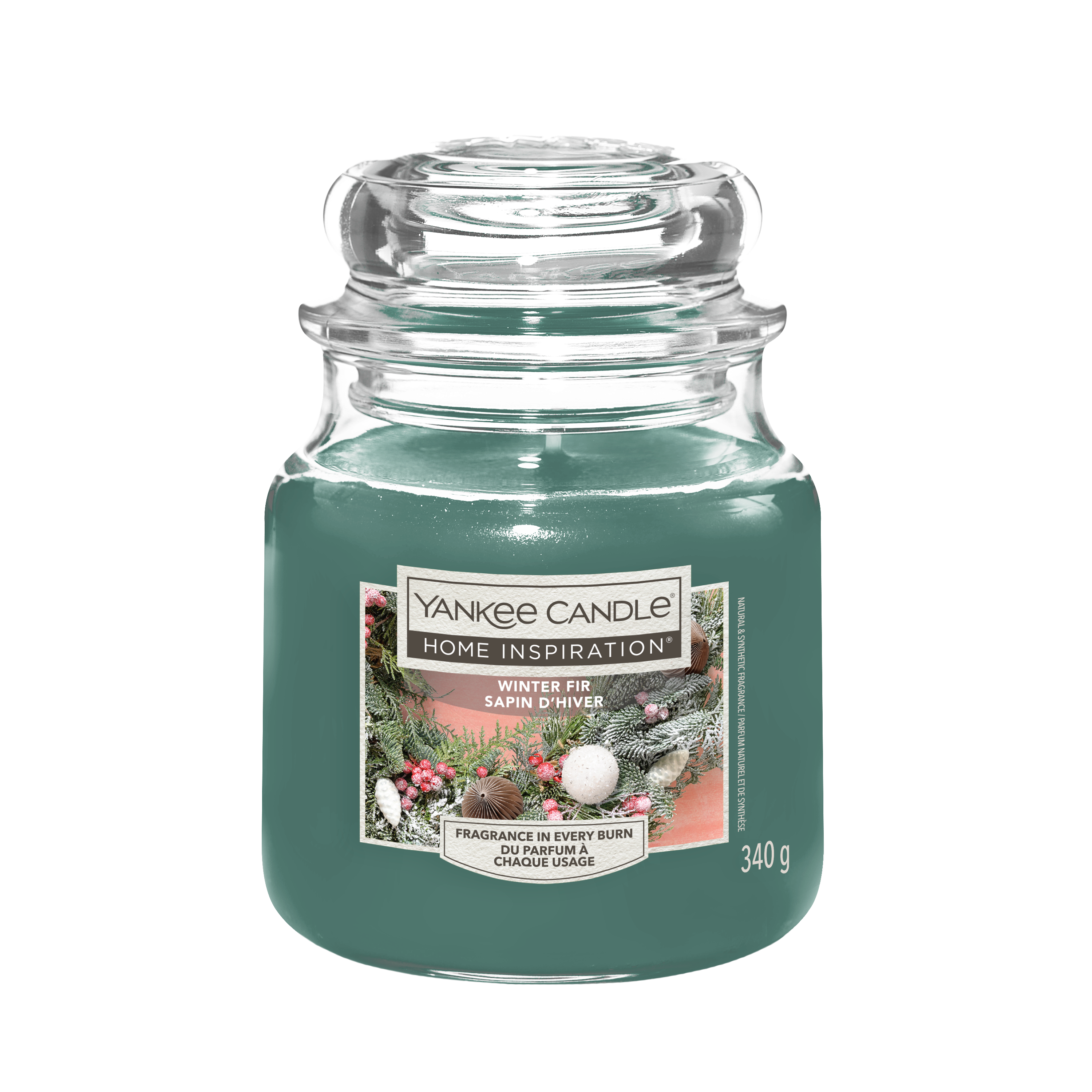 Świeca zapachowa w szkle Winter Fir Yankee Candle 340 g