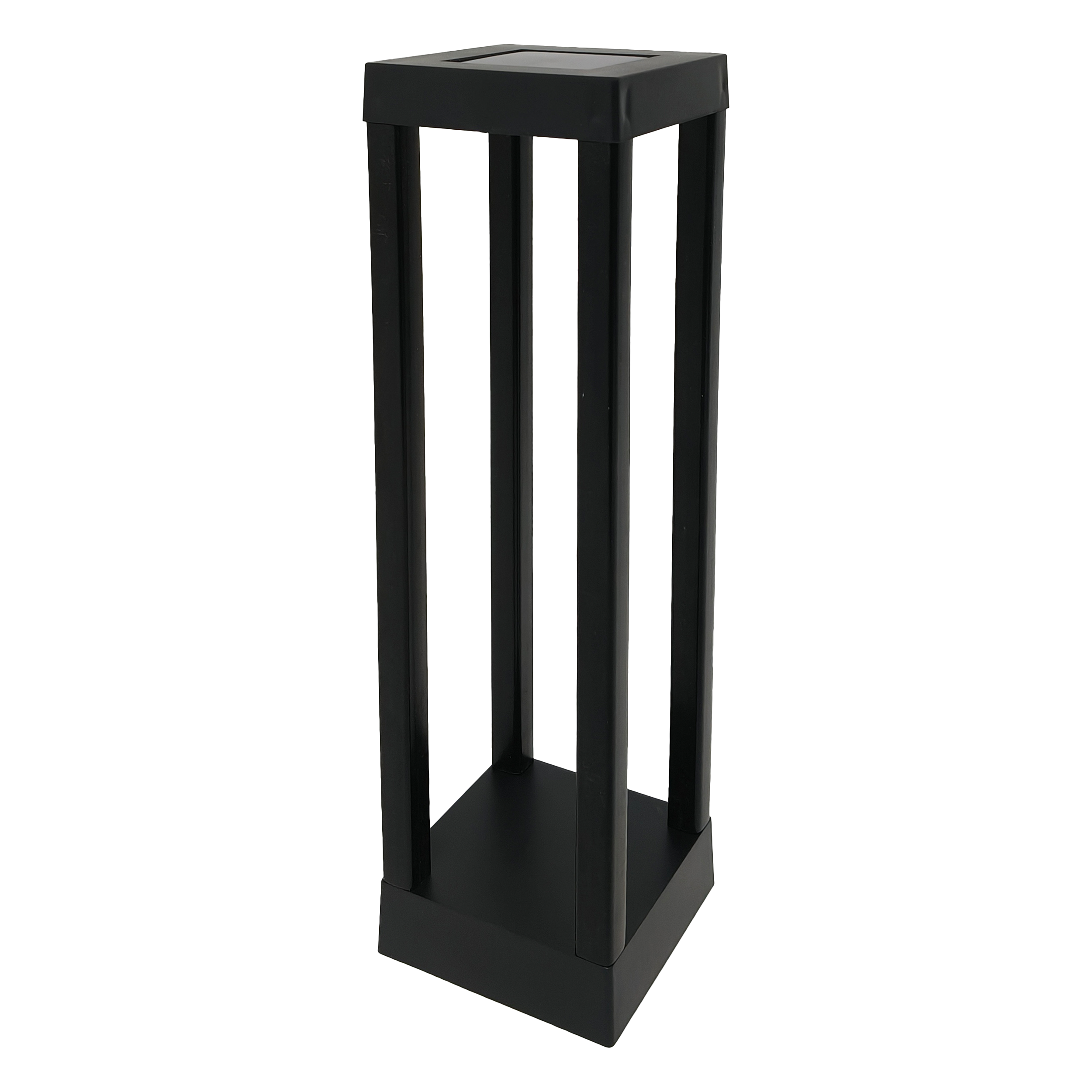 Lampa solarna stojąca Palermo LED 46 cm Czarna Goldlux