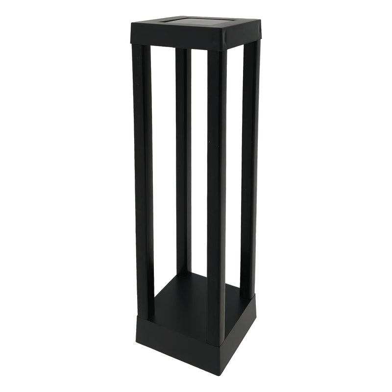 Lampa solarna stojąca Palermo LED 46 cm Czarna Goldlux