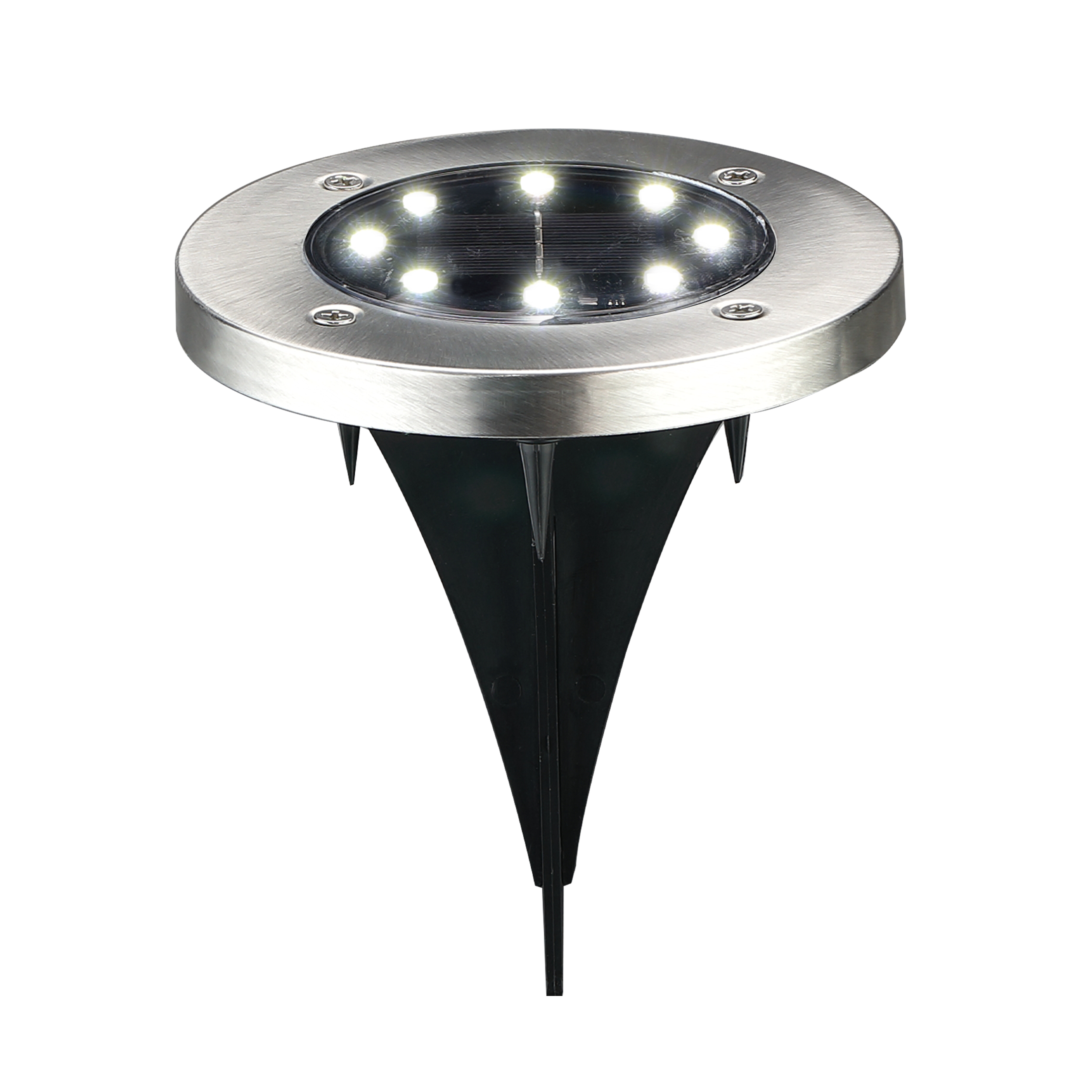 Lampa solarna wbijana Solly 15 lm Zimny biały Srebrna Goldlux - 4