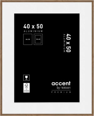 Grand cadre biseauté, toilé et or des années 1960 - format 12F Blanc Bois