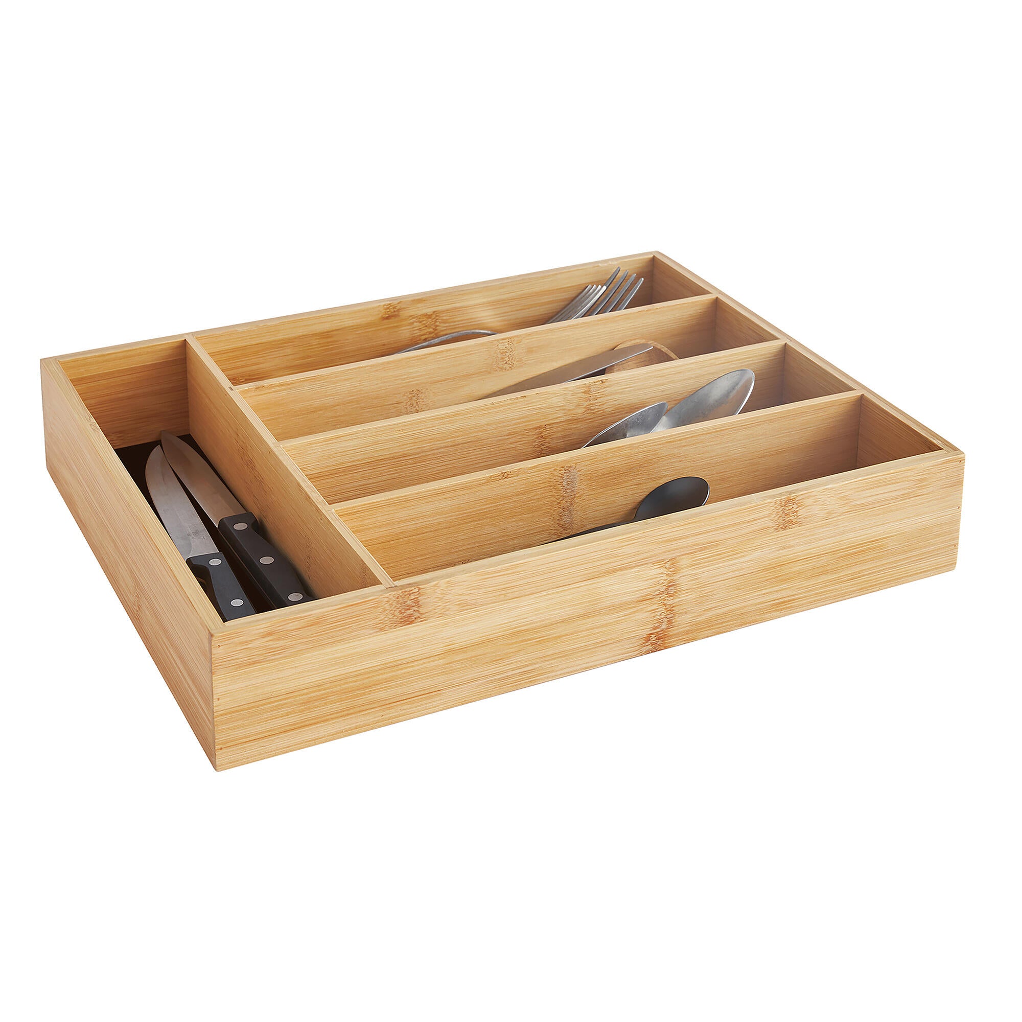 Range-couverts bambou l.41 x P.41 cm x H.6.5 cm BOX & BEYOND - 5