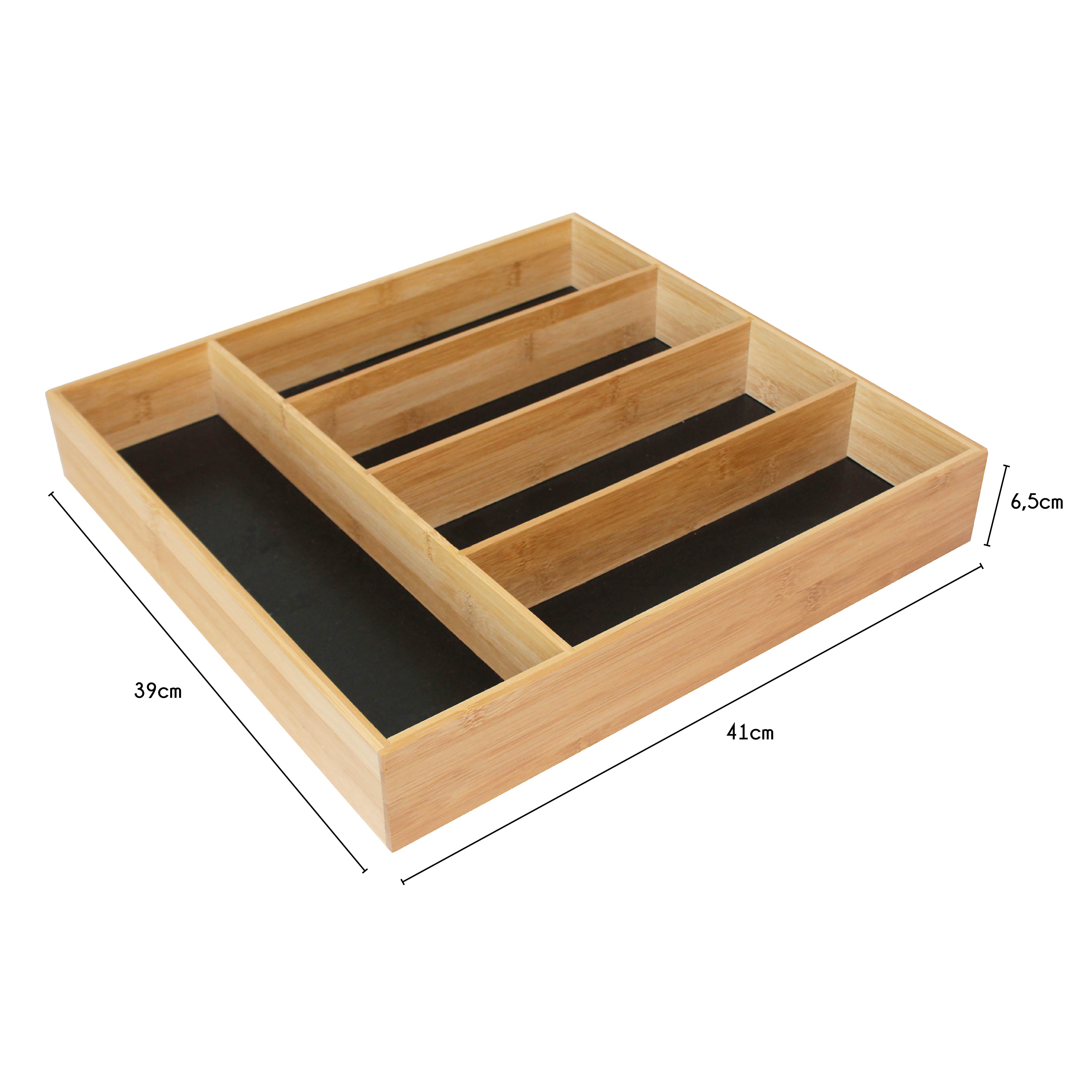 Range-couverts bambou l.41 x P.41 cm x H.6.5 cm BOX & BEYOND - 4