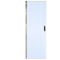 MAMPARA PANEL DE DUCHA ABATIBLE CARIBE PRO 90CM CON TIRADOR CROMO - 2