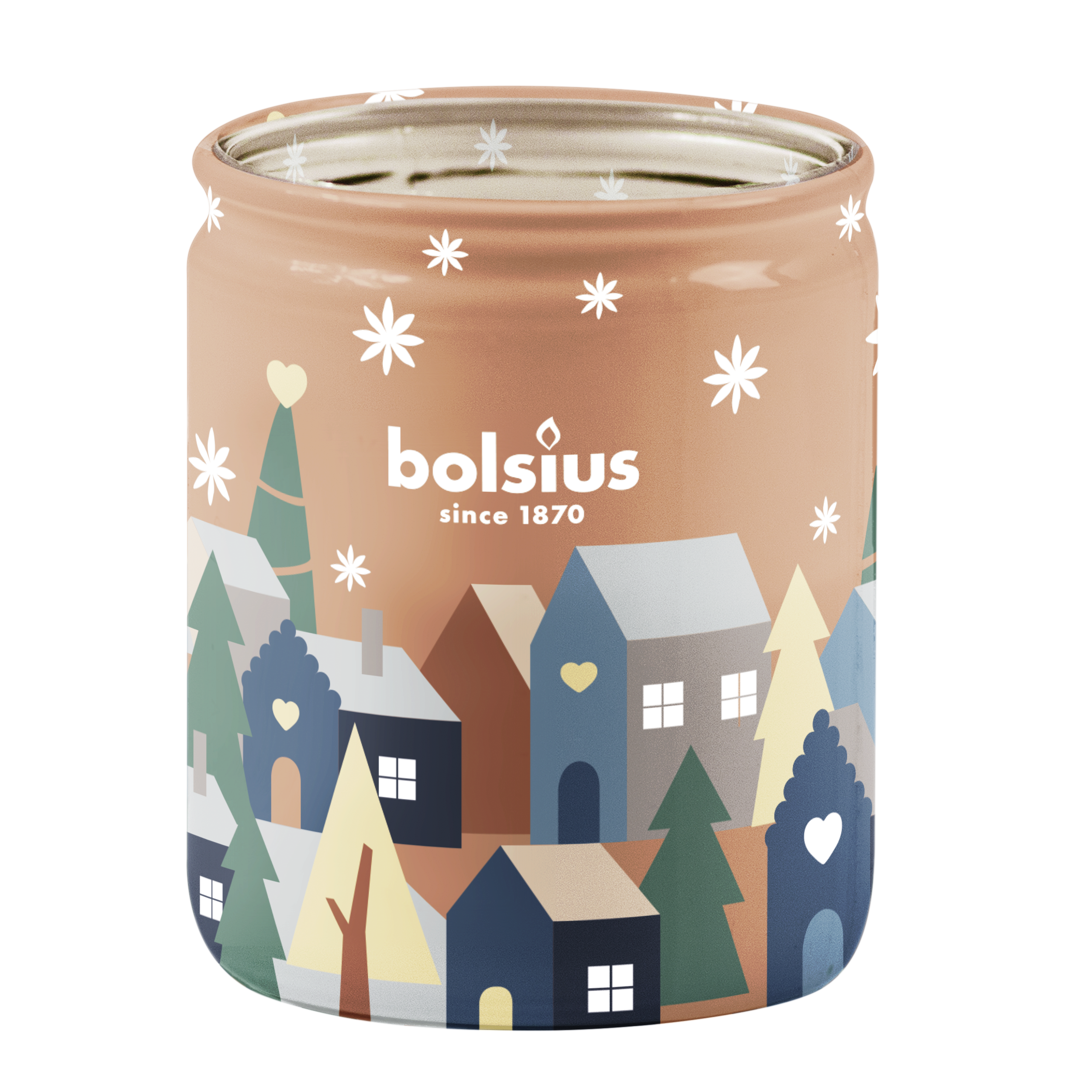 Świeca zapachowa w szkle świąteczna Silent Night Bolsius