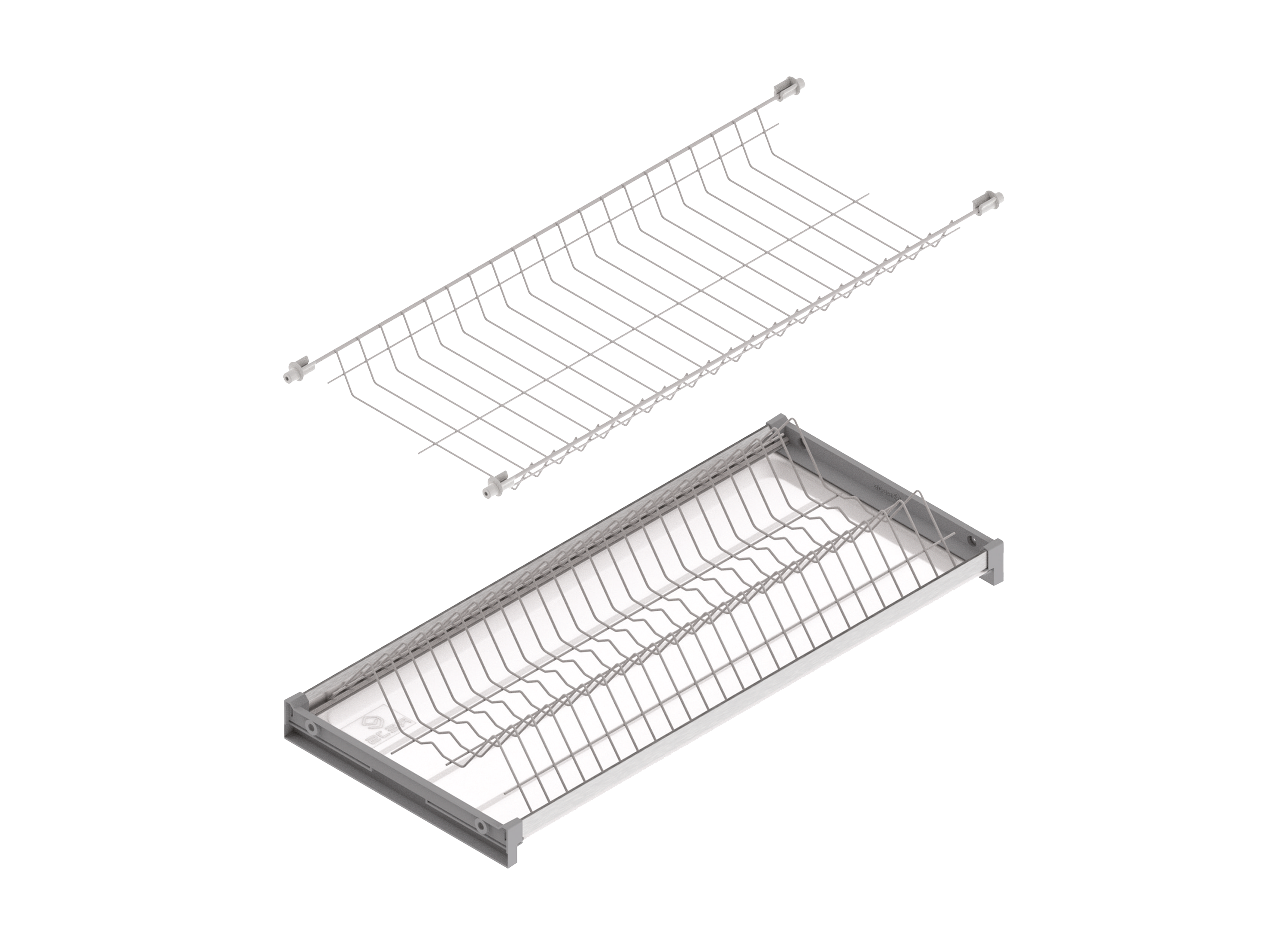 Suszarka szafkowa ociekacz do naczyń Variant 90 cm biała Rejs