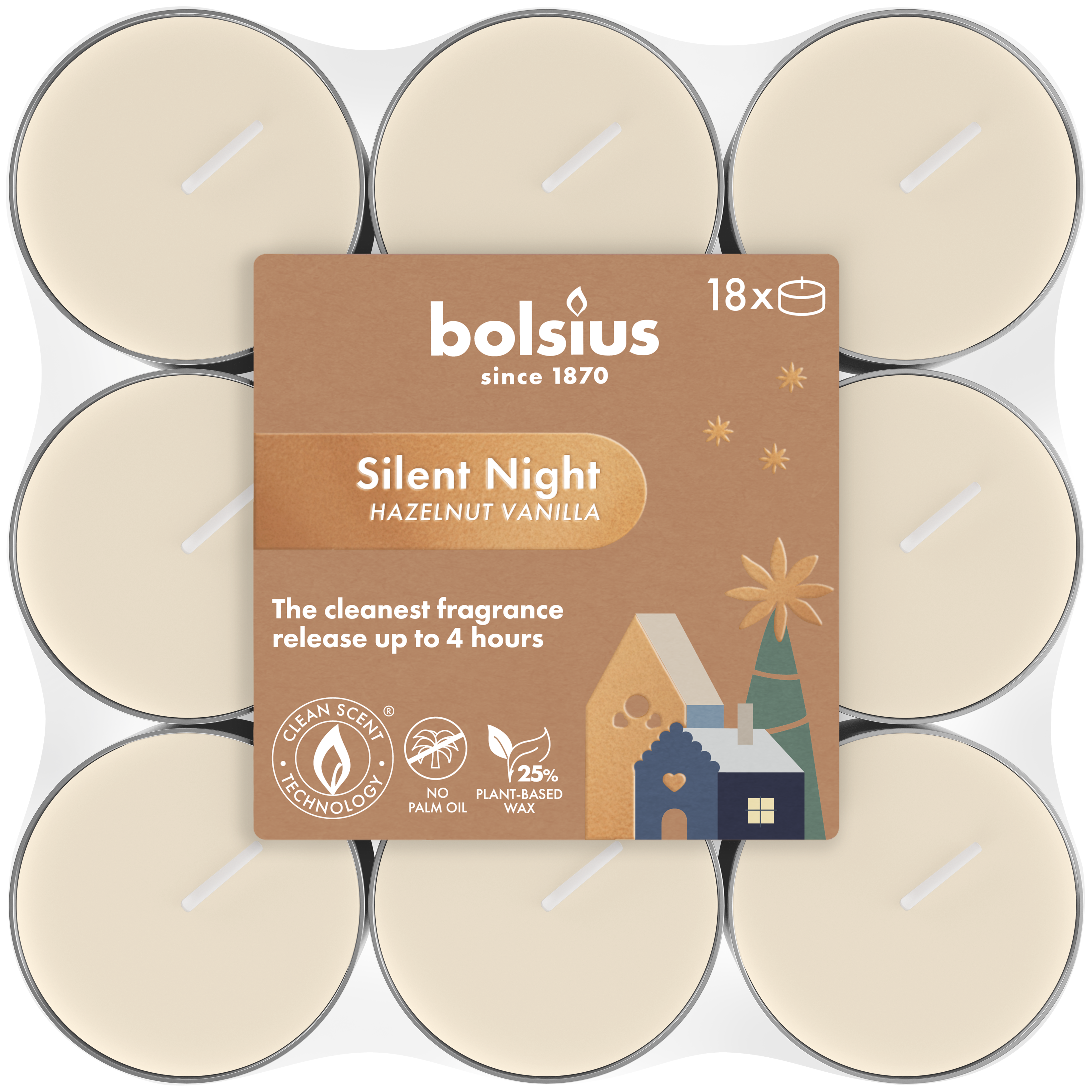 Podgrzewacz zapachowy True Glow Silent Nihgt 18 szt. Bolsius