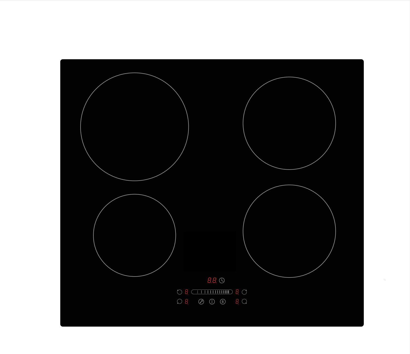 Cucina montata Dora bianco spatolato, lavello reversibile, L 180 cm, completa di: cappa a camino, piano cottura a induzione, forno - 3
