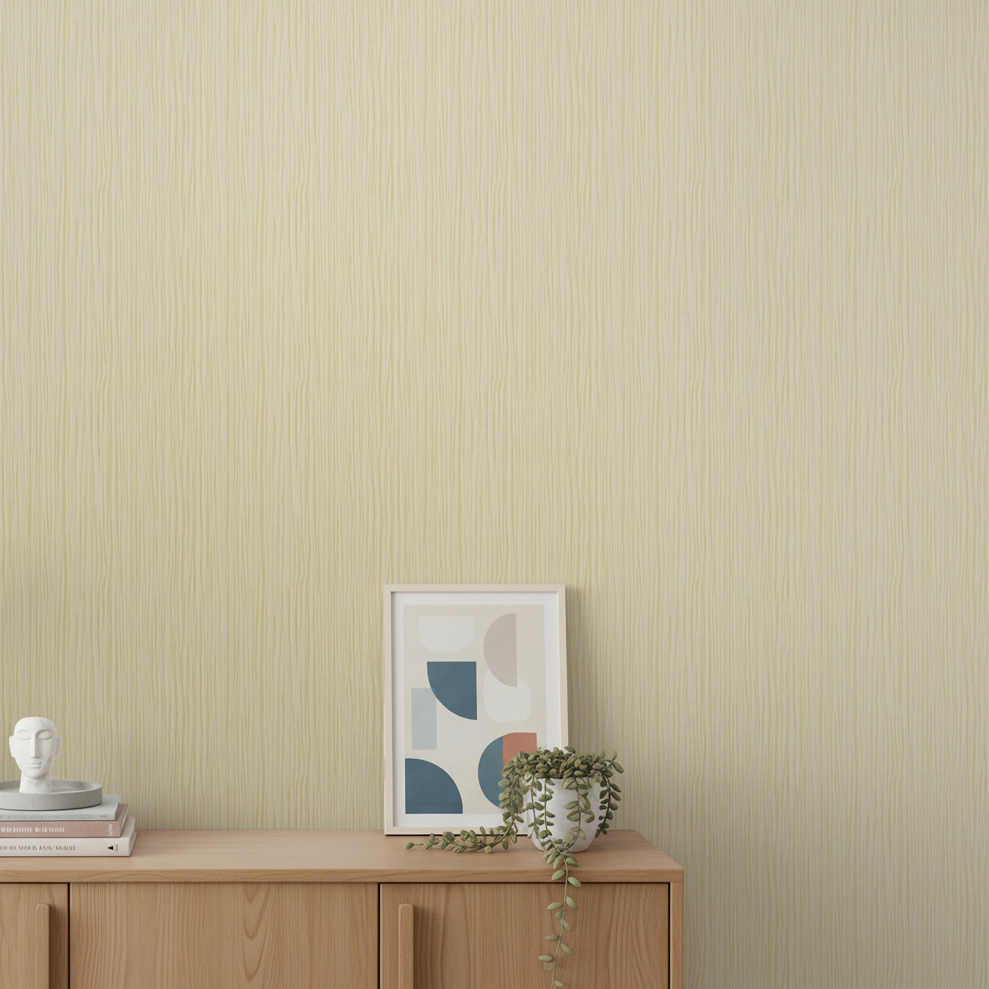 Papel pintado vinilo aplicación cola en pared animales natural g67447 amarillo 53cmx10m lavable