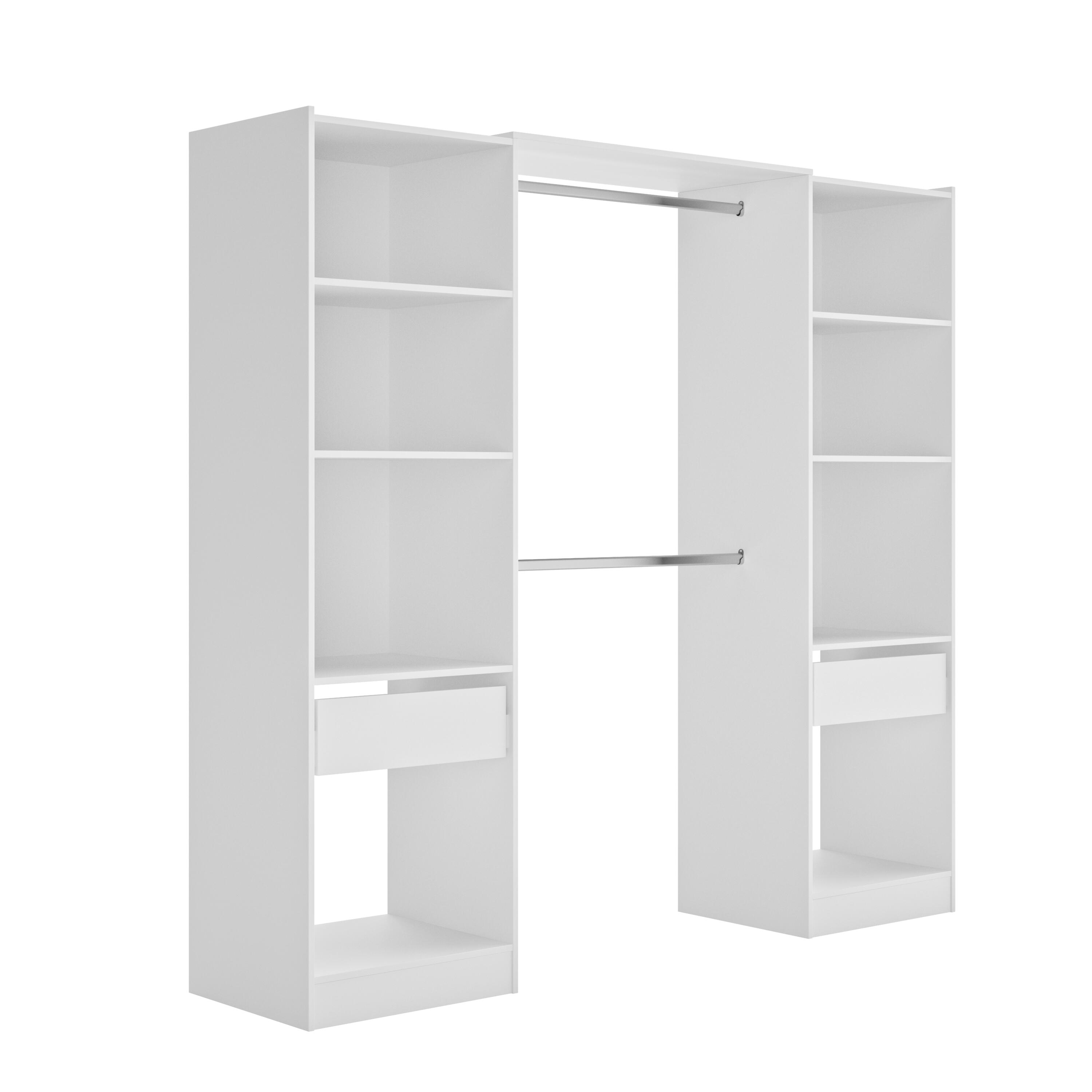 Kit dressing extensible Astra blanc H.205 x L.163/220 x P.50 cm - 5