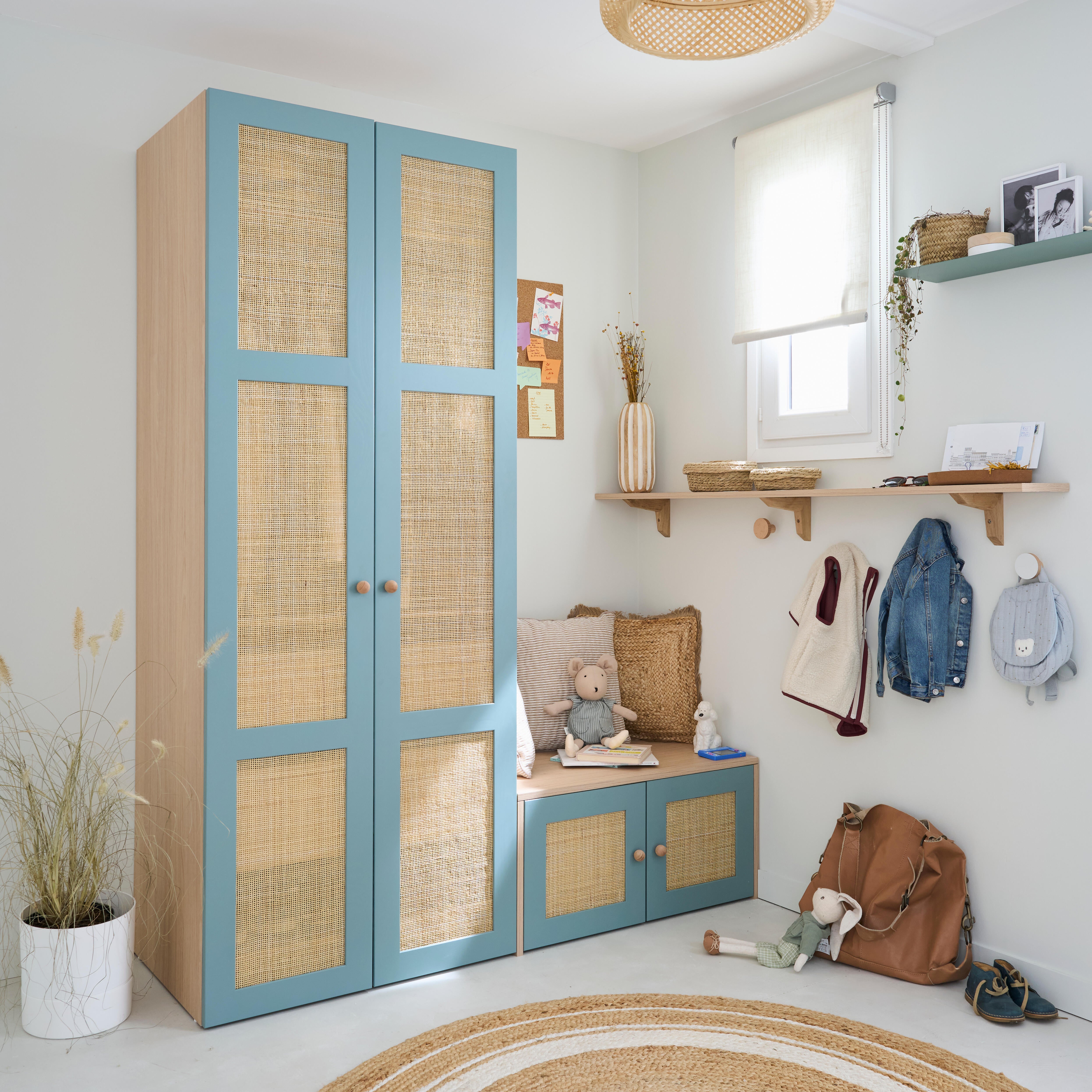 Caisson SPACEO Evo'M effet Chêne H.38,4 X L.40 X P.54 cm - 5