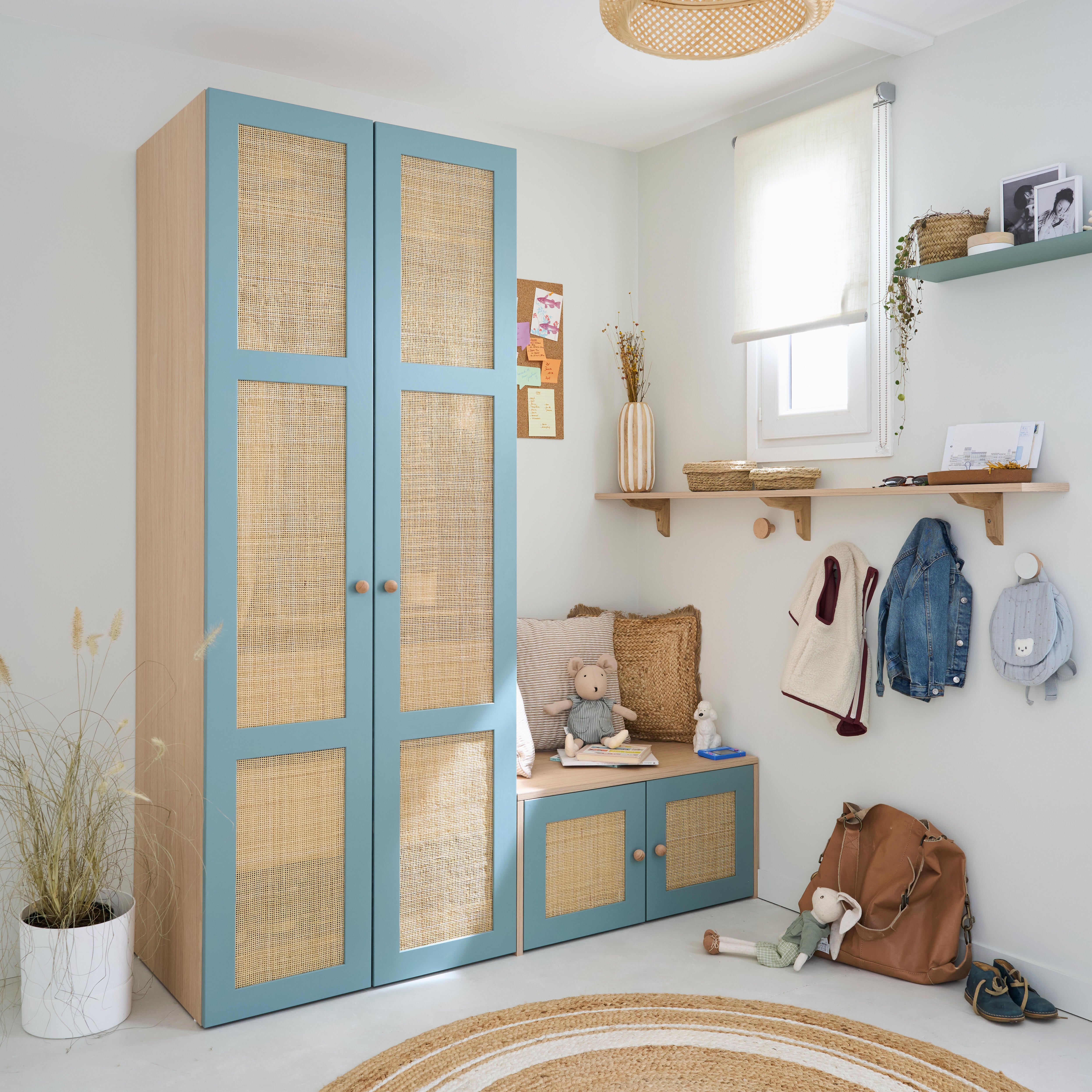 Caisson SPACEO Evo'M effet Chêne H.38,4 X L.40 X P.54 cm - 3