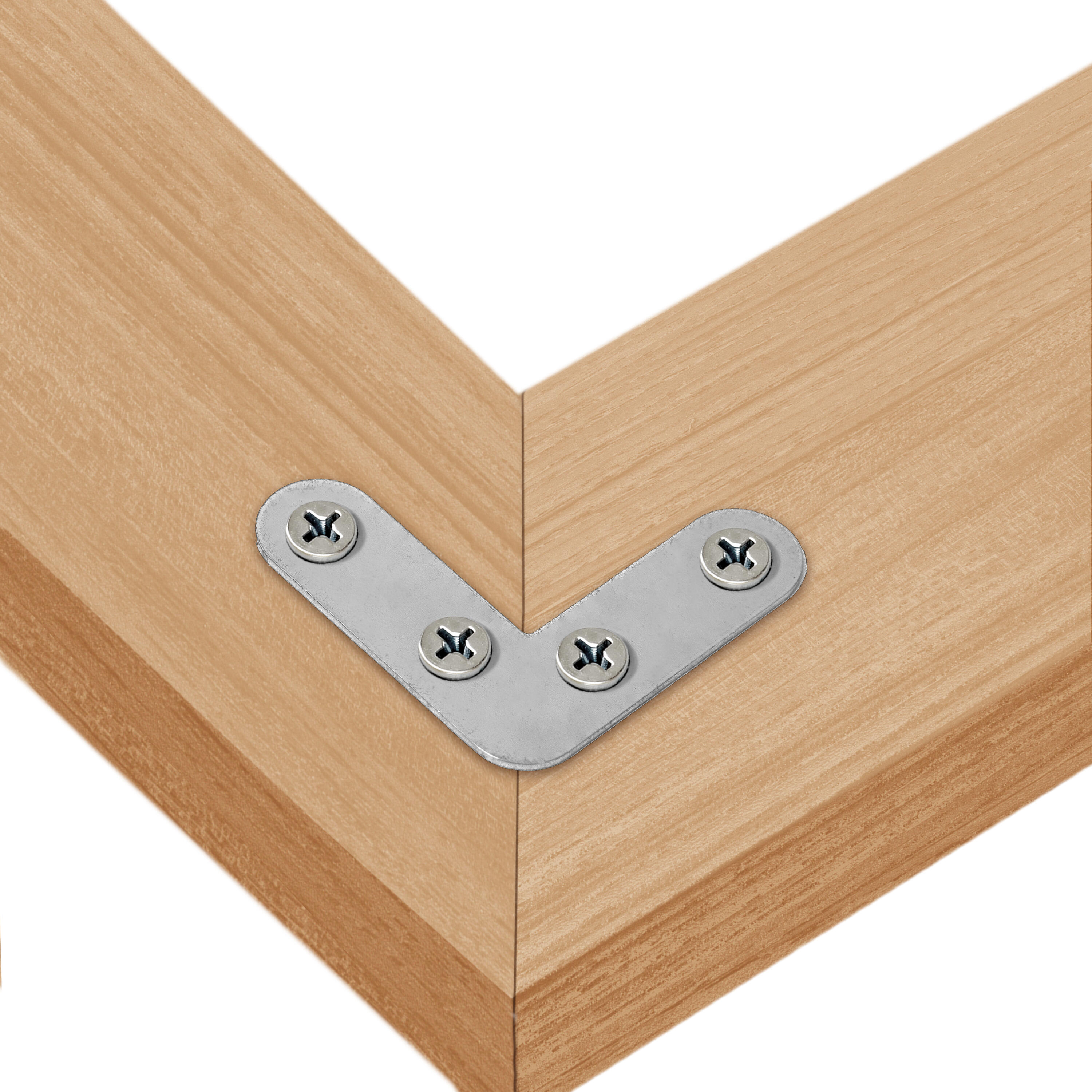 Placa de união plana 50x50x15x1,2MM zincada - 2