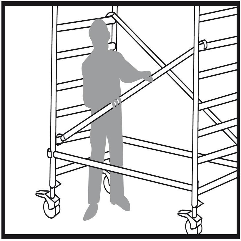 monta las diagonales
