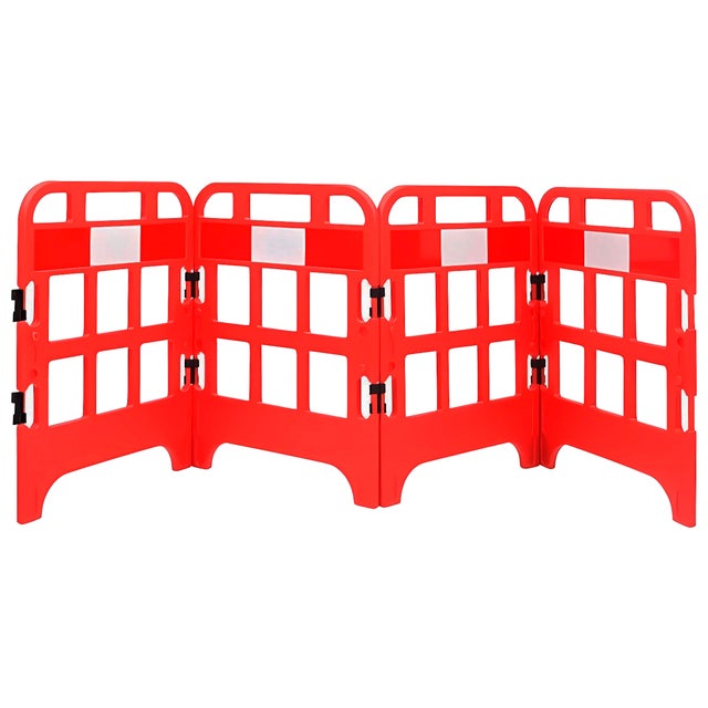VALLA POLIETILENO MODULAR ROJA