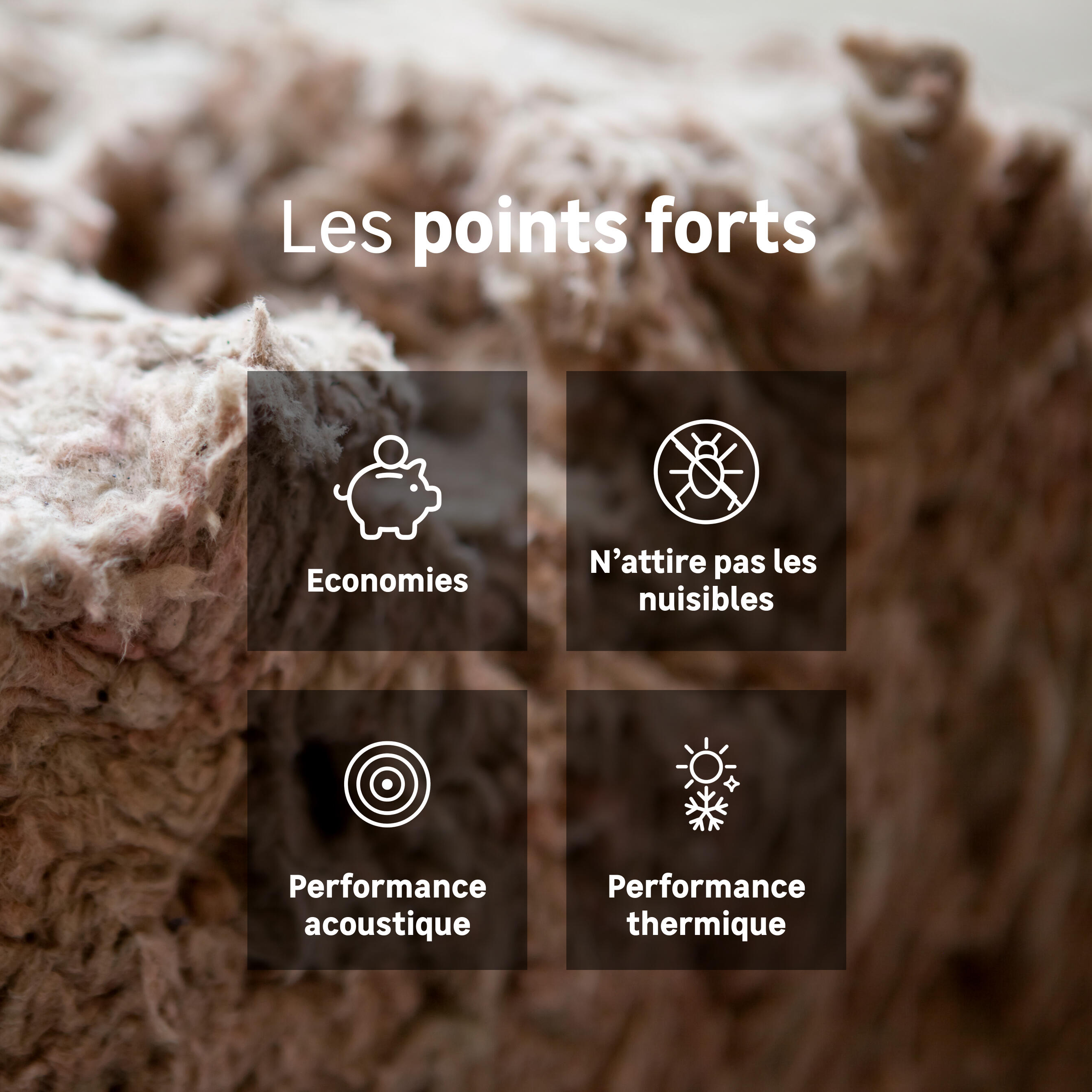 Lot 10 panneaux laine de verre mur ISOVER 032 kraft, Ep.75mm, 1.35x0.6m, R2.35 - 4