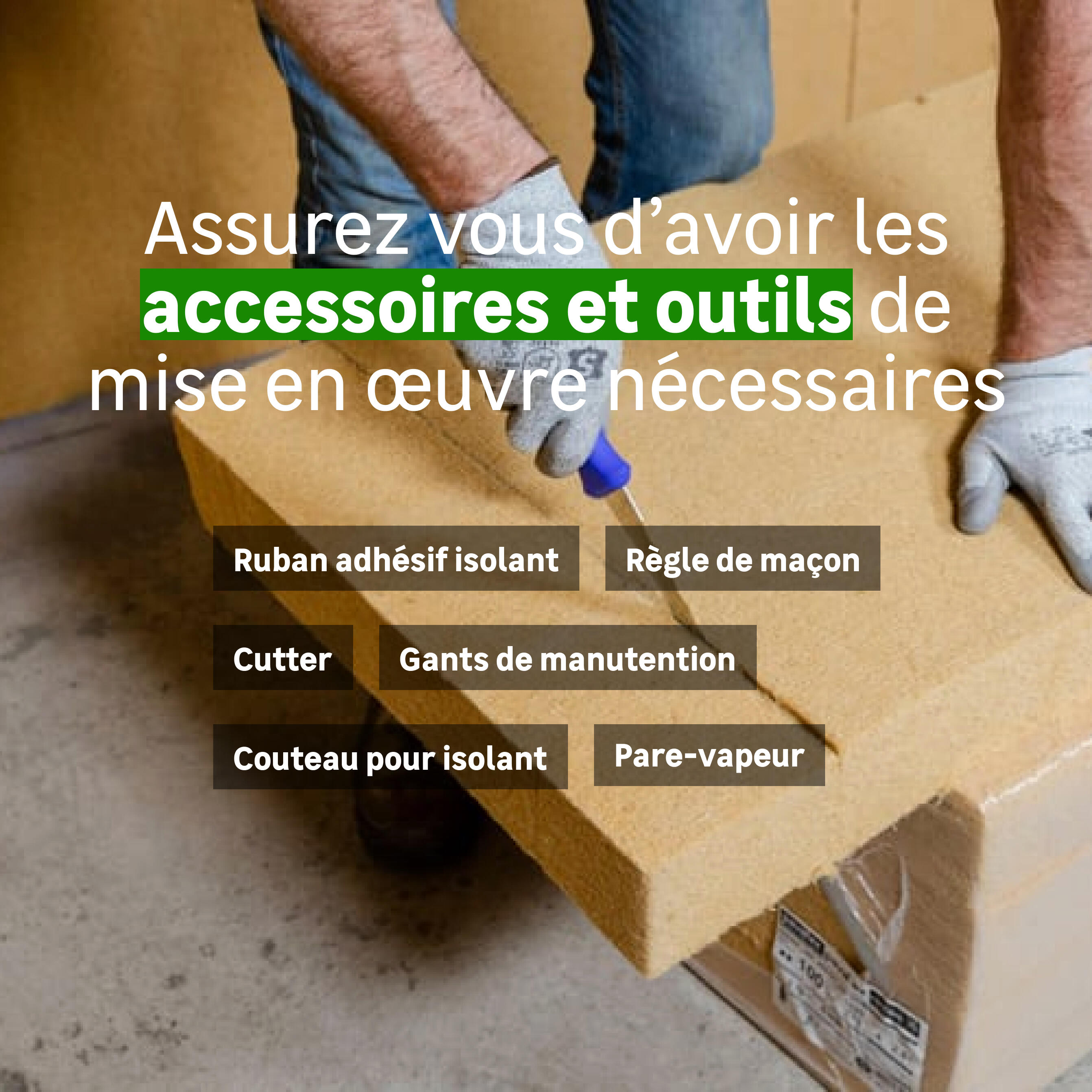 5 panneaux isolants en fibre de bois ISOVER Flex 55, Ep.120mm, 1.22x0.58m, R3.3 - 6