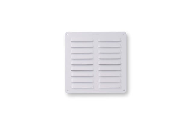 REJILLA DE VENTILACIÓN PARA ATORNILLAR 20X20CM 1,5 MM BLANCA