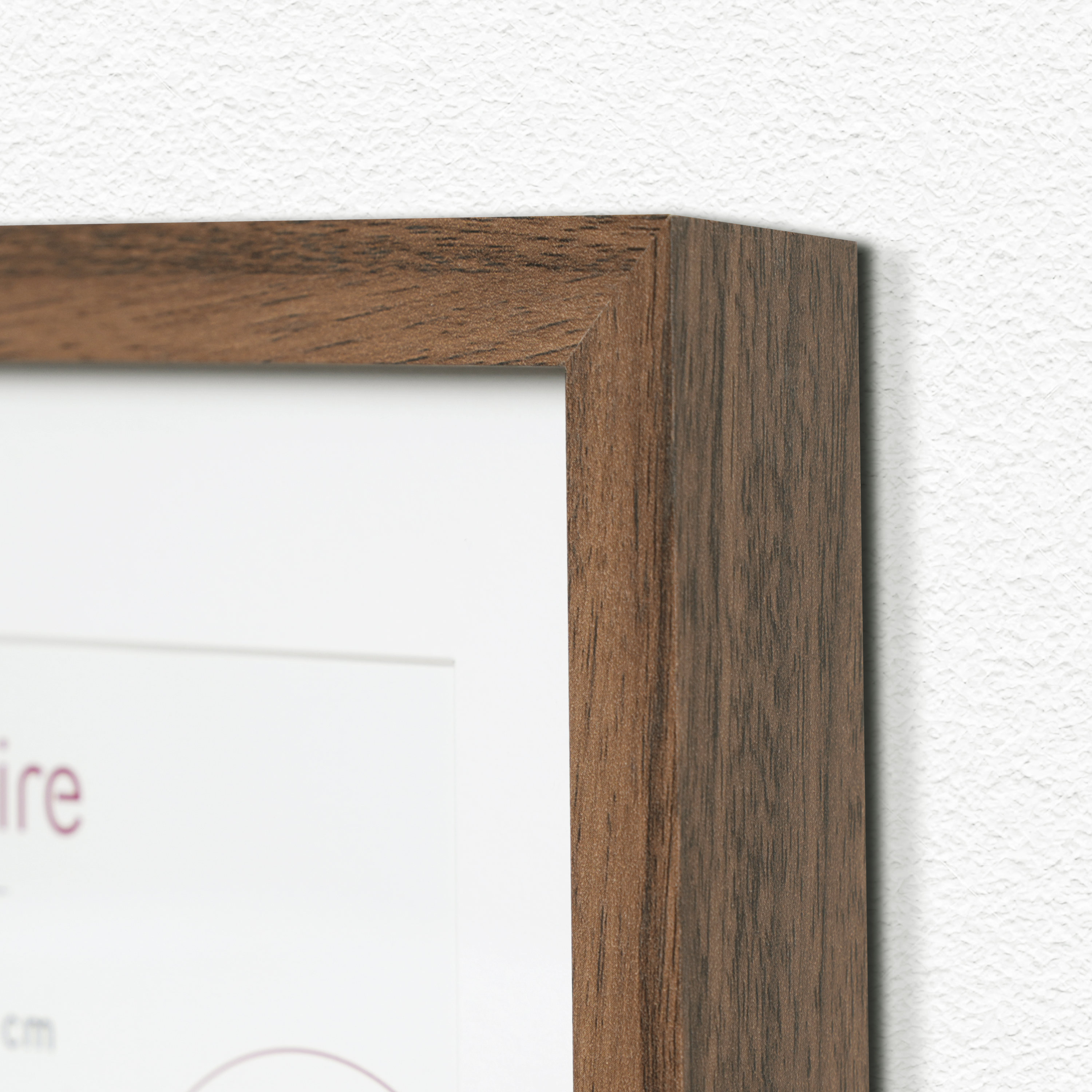 Marco con Passepartout Milo nogal INSPIRE 18x24cm - 6