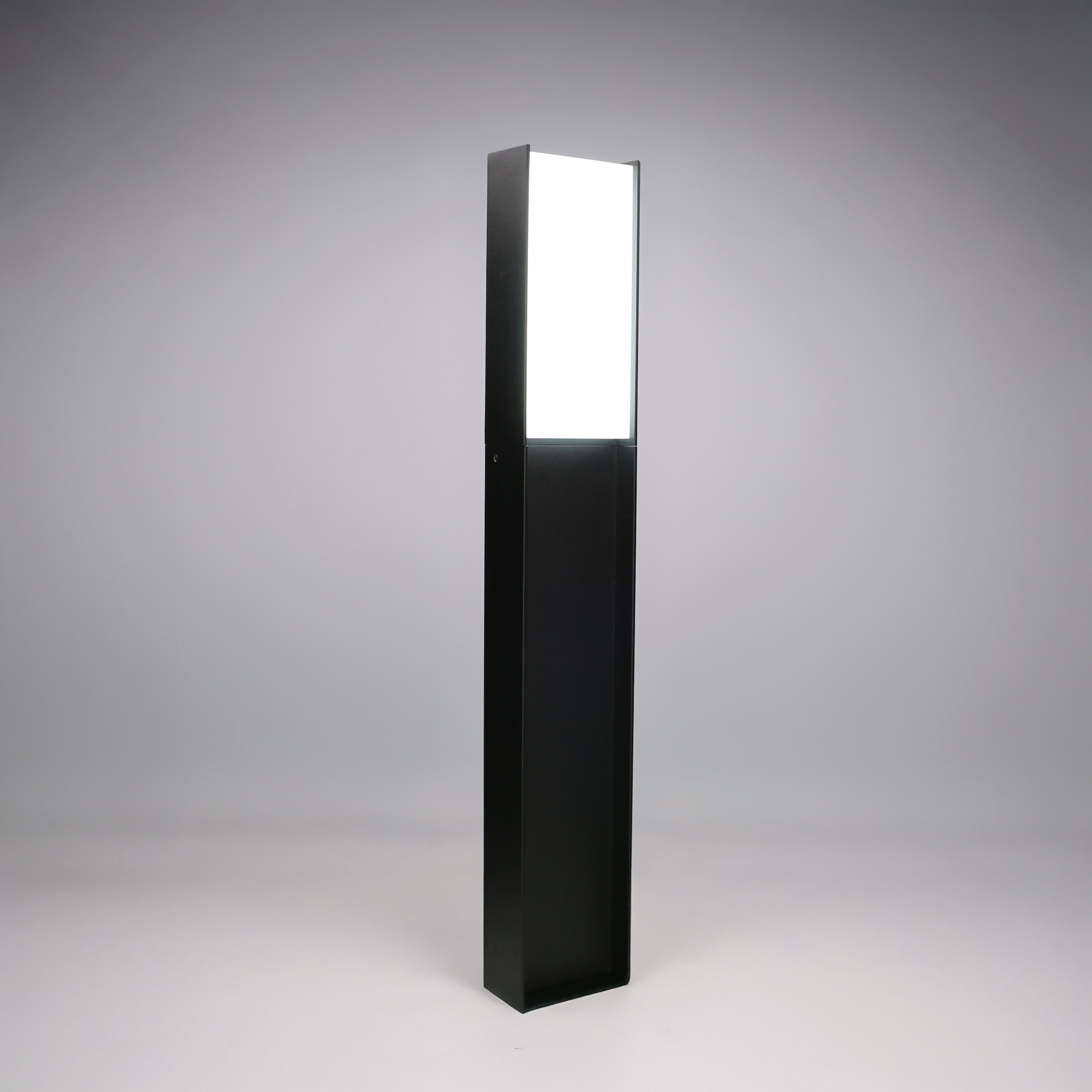 Baliza de jardín LED exterior CIZUR INSPIRE 65 cm 2850 lm negro resistencia IP65 - 12