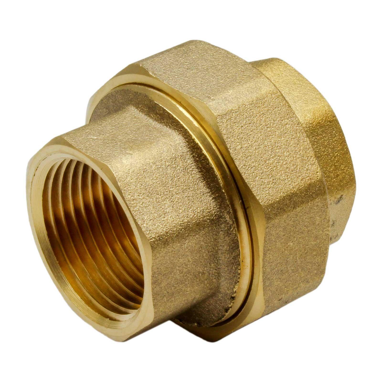 Mt  Tuerca De Unión Serie 87 Con Conexión Hembra-Hembra De 1 Y Asiento Cónico Amarillo , Leroy Merlin