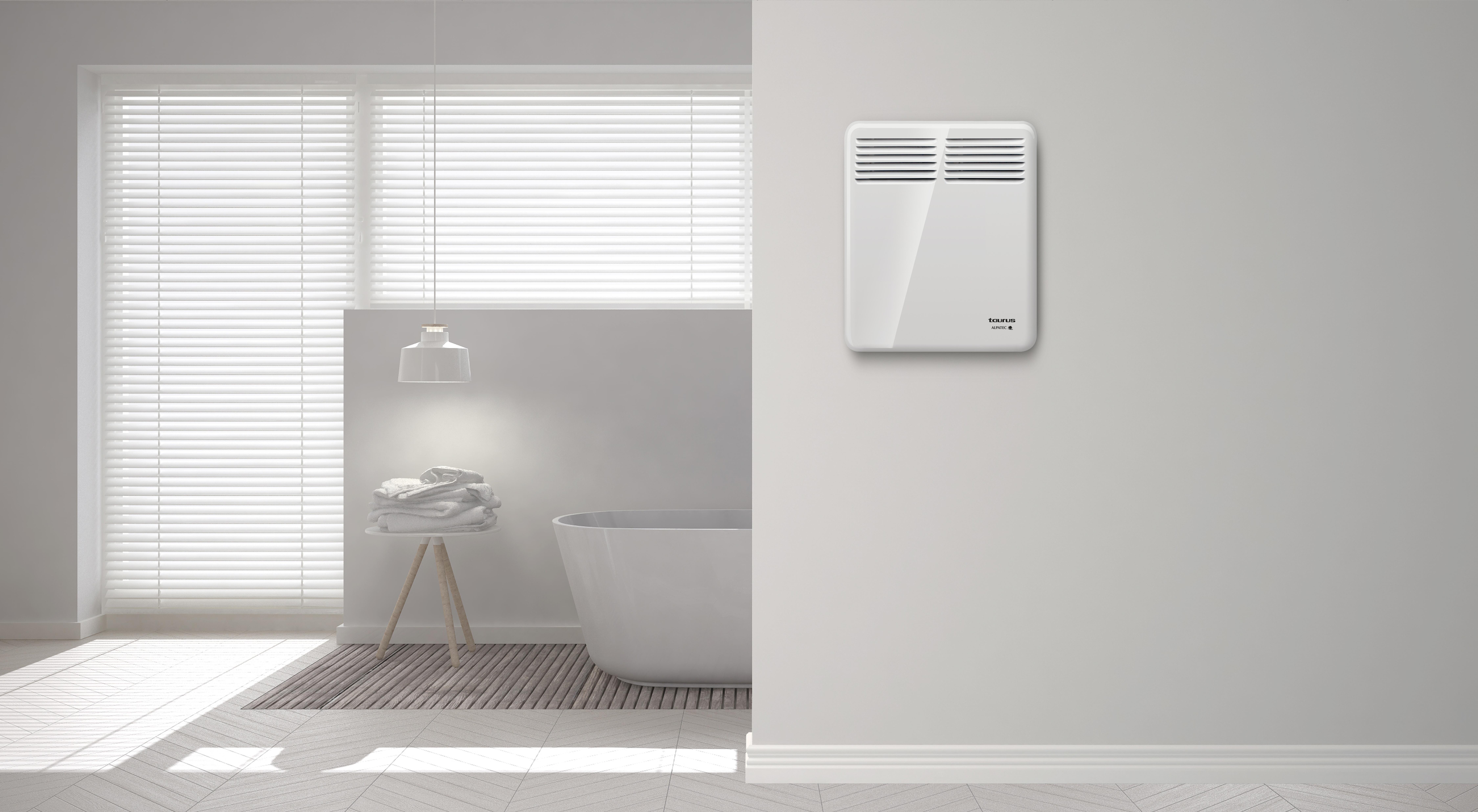 Convector eléctrico Taurus Alpatec CHTA de 500 w en color blanco
 - 2