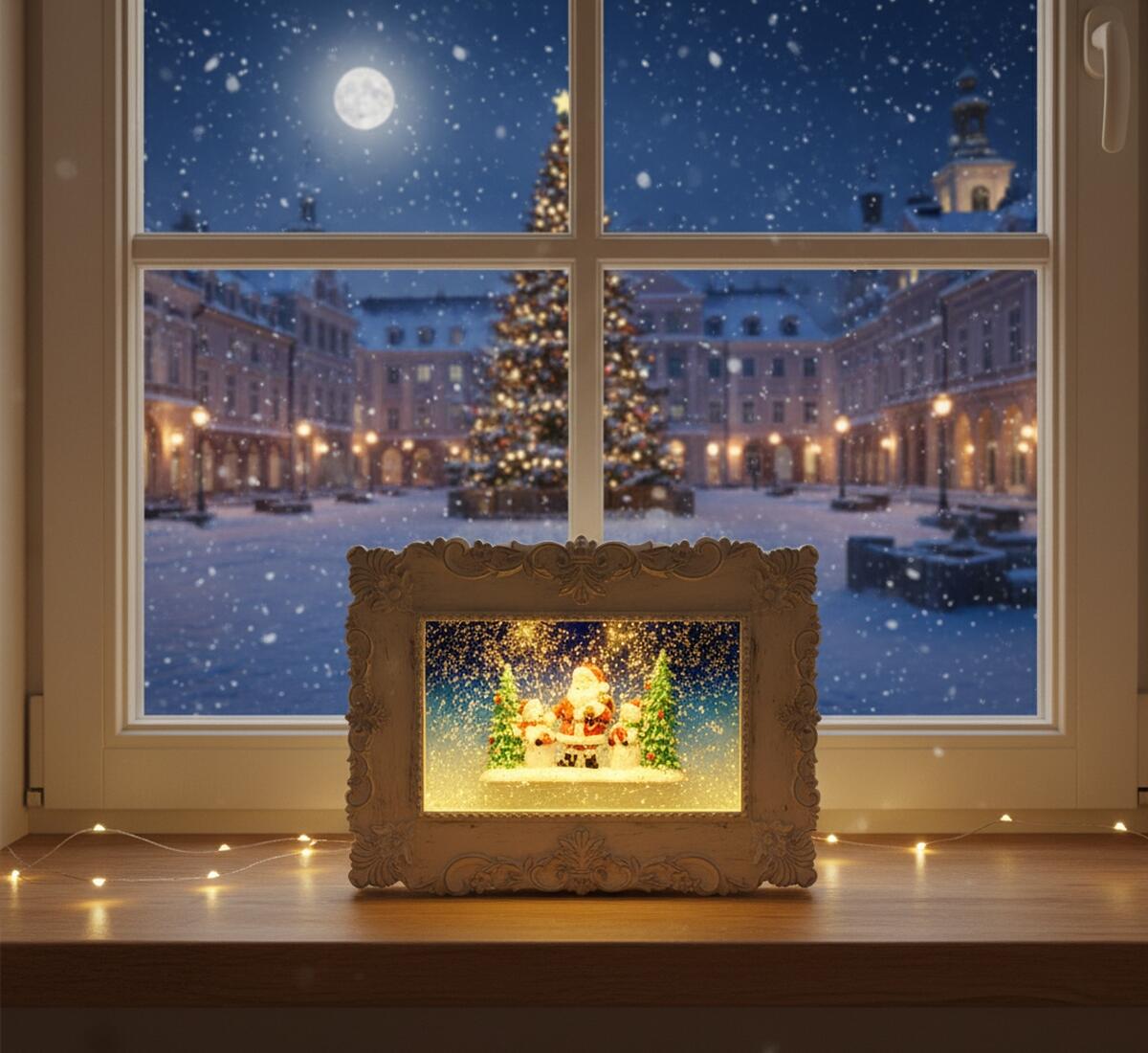 Figura natalizia illuminata Quadro led bianco caldo L 0.2 m x H 21 cm - 3