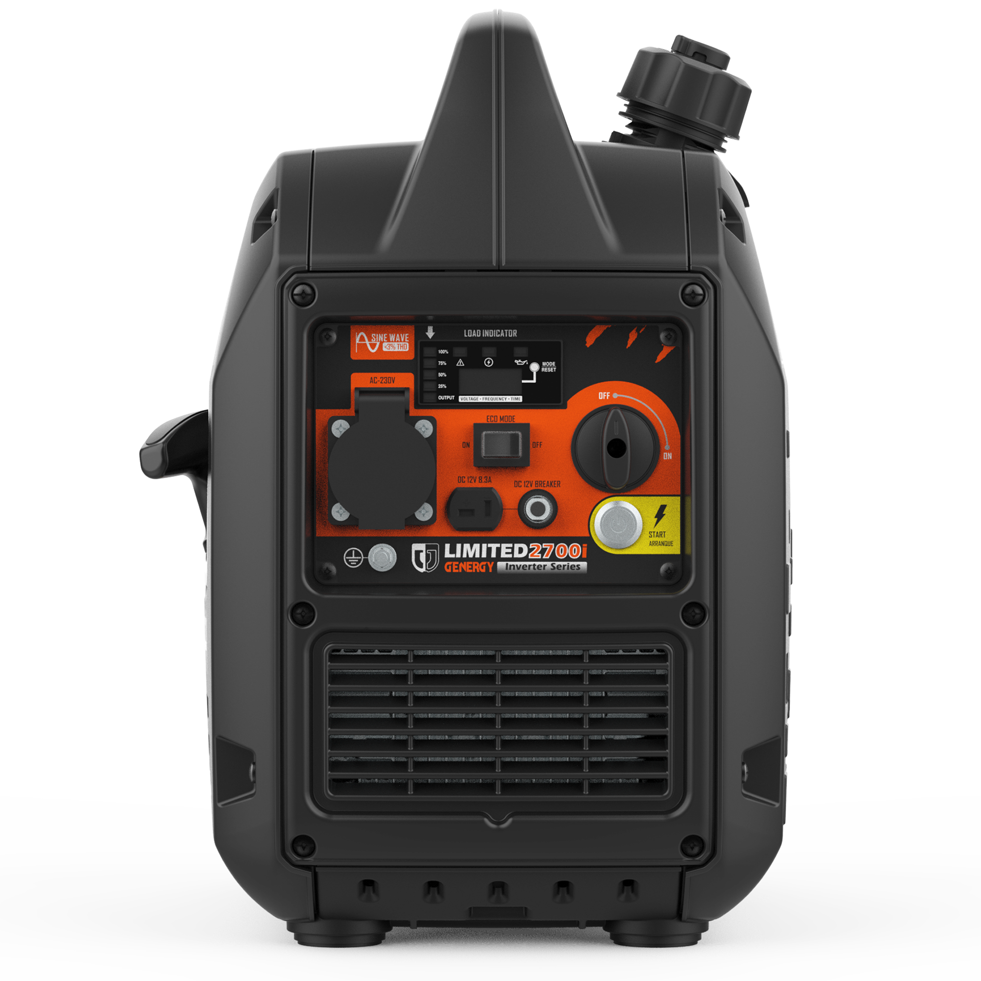 Gerador inverter a gasolina 2700 W Genergy LTD2700RC - 10
