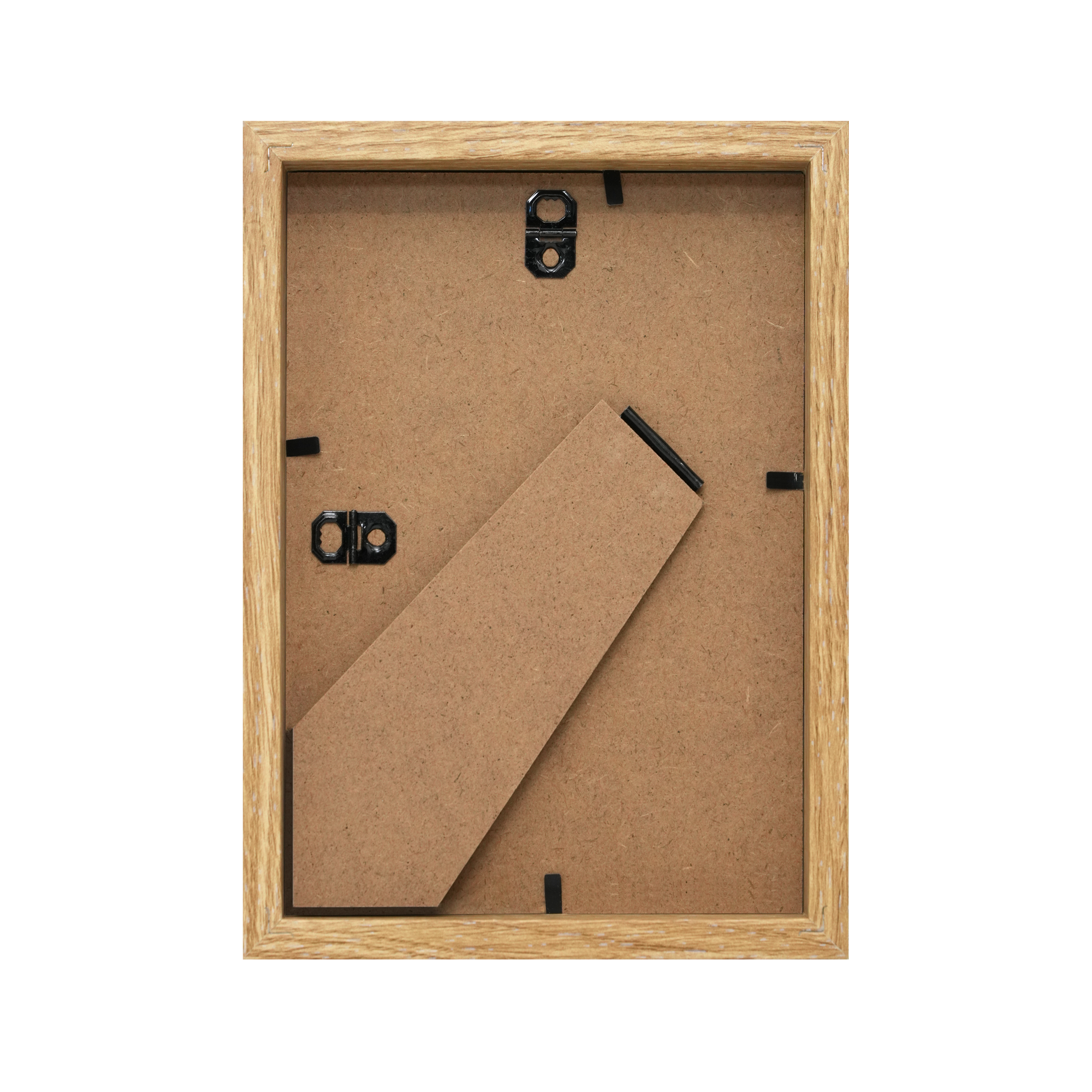 Cadre Milo, H.15 x l.10 cm chêne clair, INSPIRE - 5