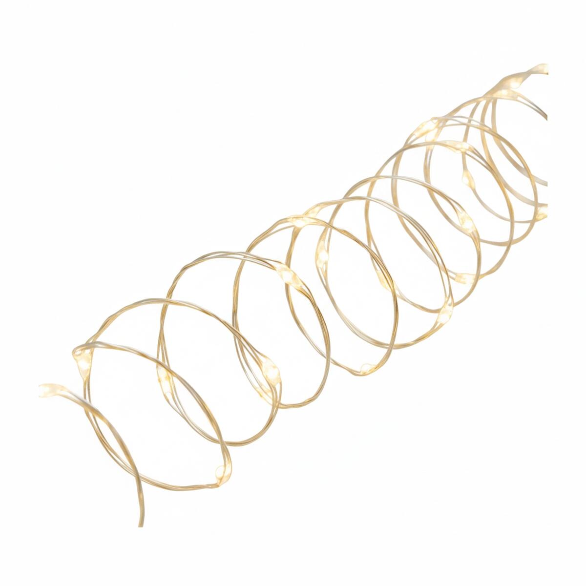 Filo di luci di natale 300 lampadine LED bianco caldo 22.5 m - 9