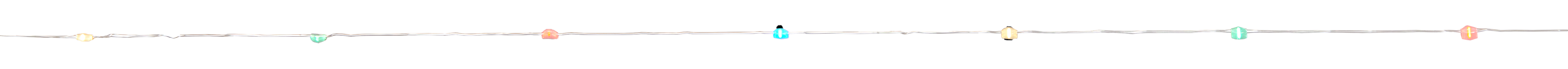 Lampki choinkowe wewnętrzne 100 MICRO LED łezki na baterie multikolor Cortina - 6