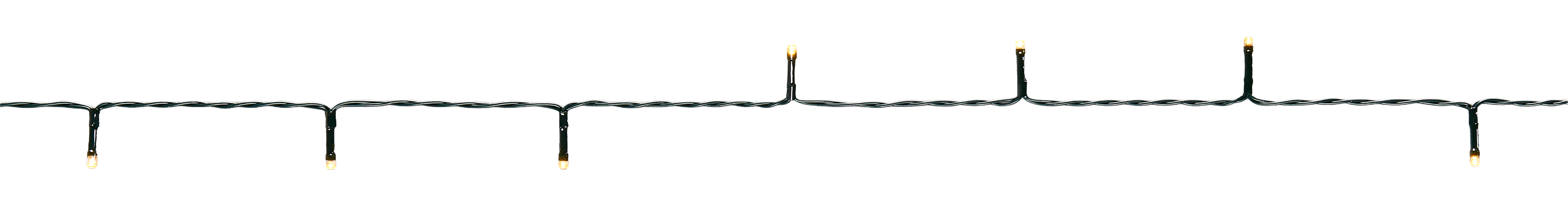 Lampki choinkowe zewnętrzne 100 LED 8 funkcji programator ciepłe białe na baterie Cortina - 5