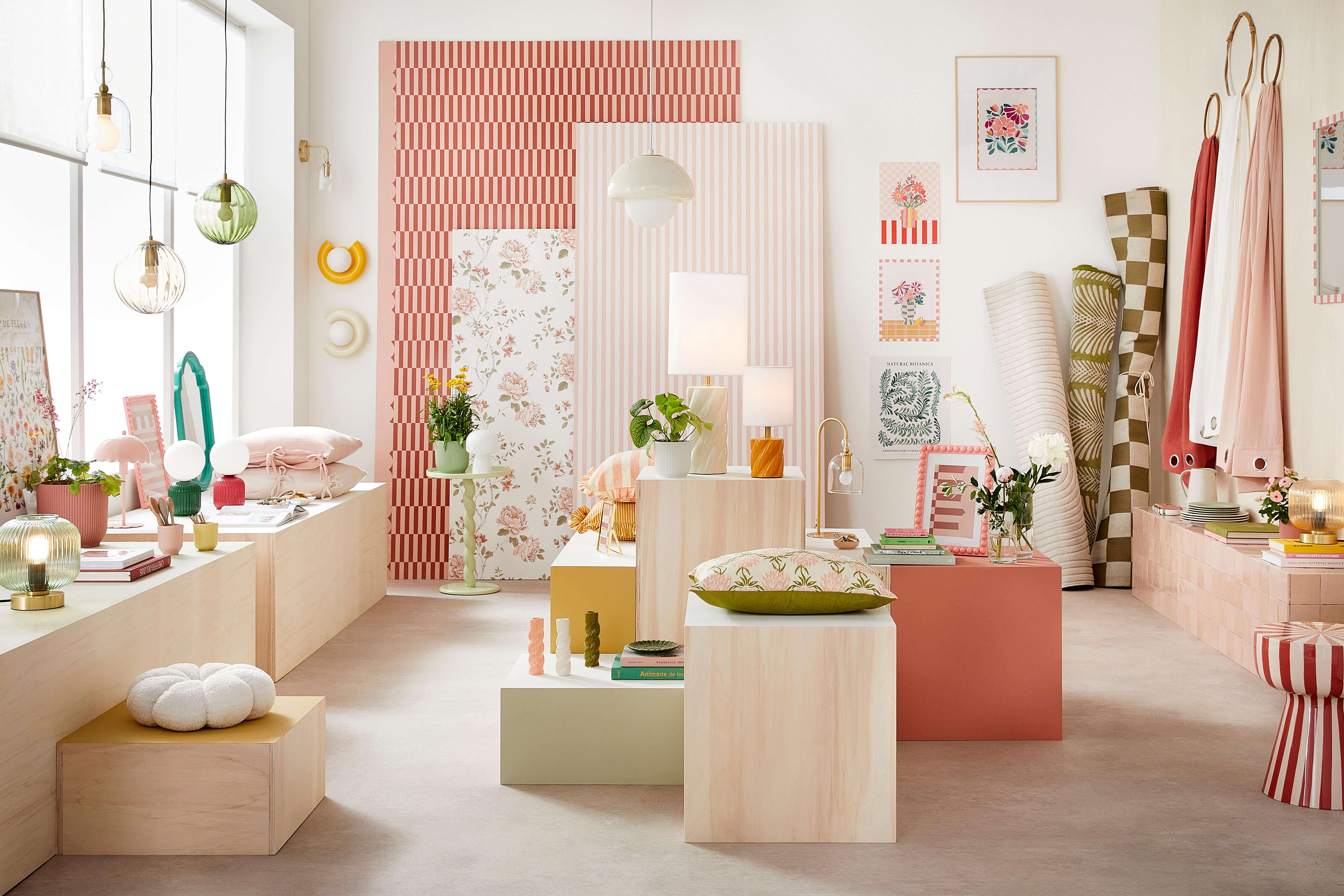 Suspension Pop champi, verre, vanille, E27 - 4